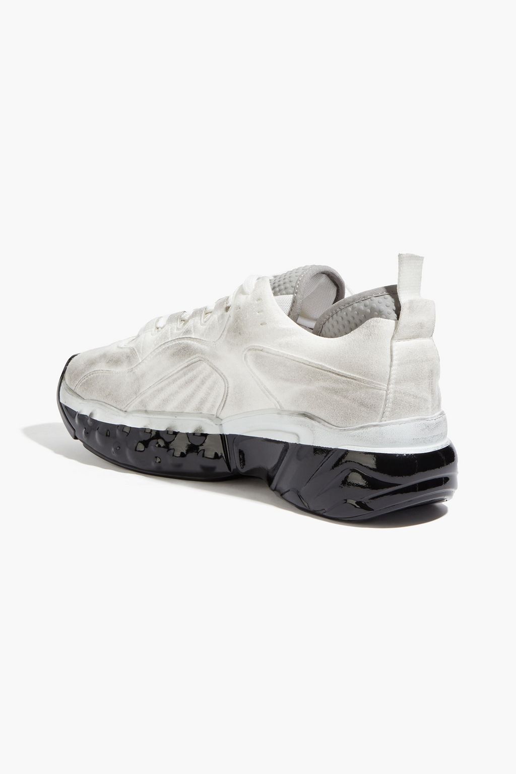 ACNE STUDIOS Distressed faux suede sneakers