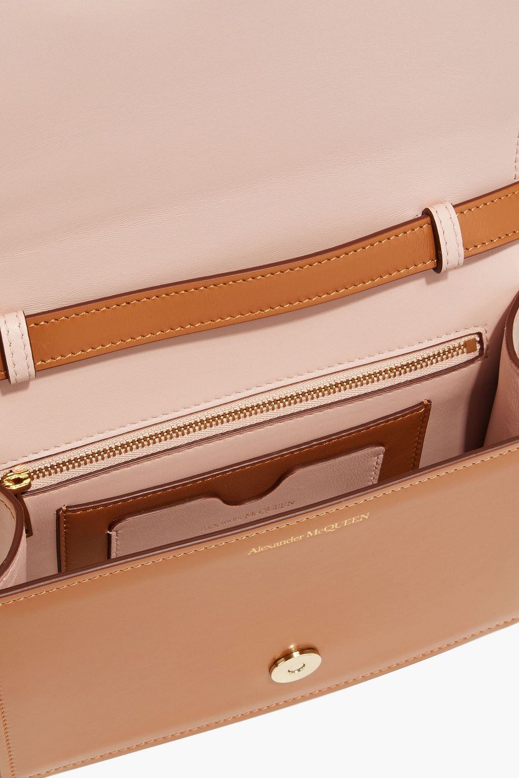 MCQUEEN Four Ring leather shoulder bag