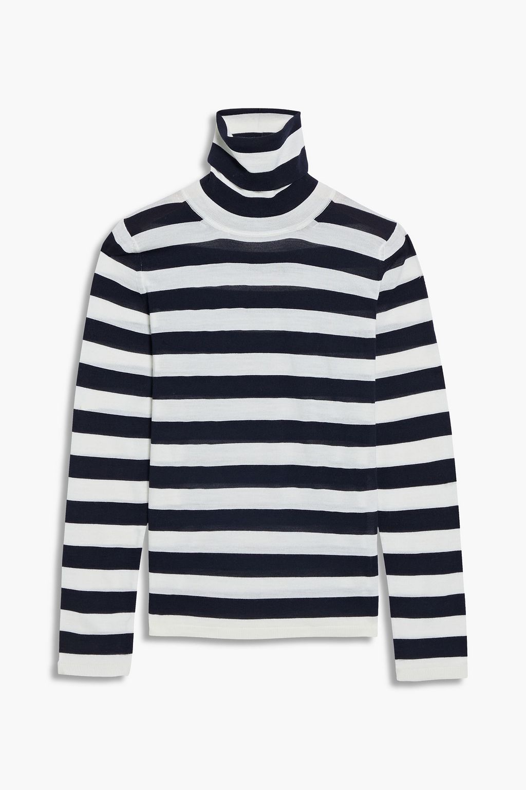Adelio striped wool turtleneck sweater 