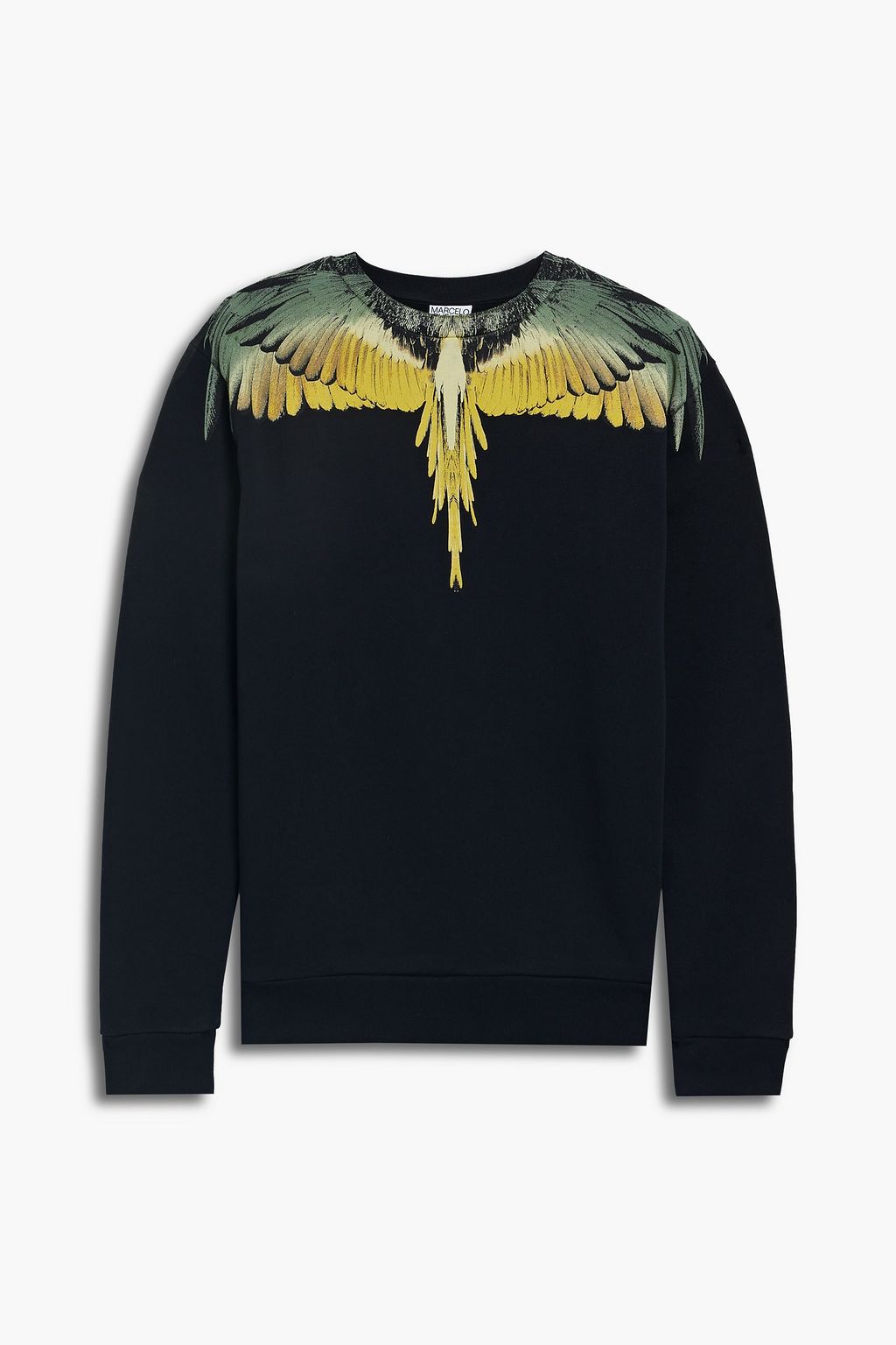 MARCELO BURLON Printed French cotton-terry sweatshirt | THE OUTNET