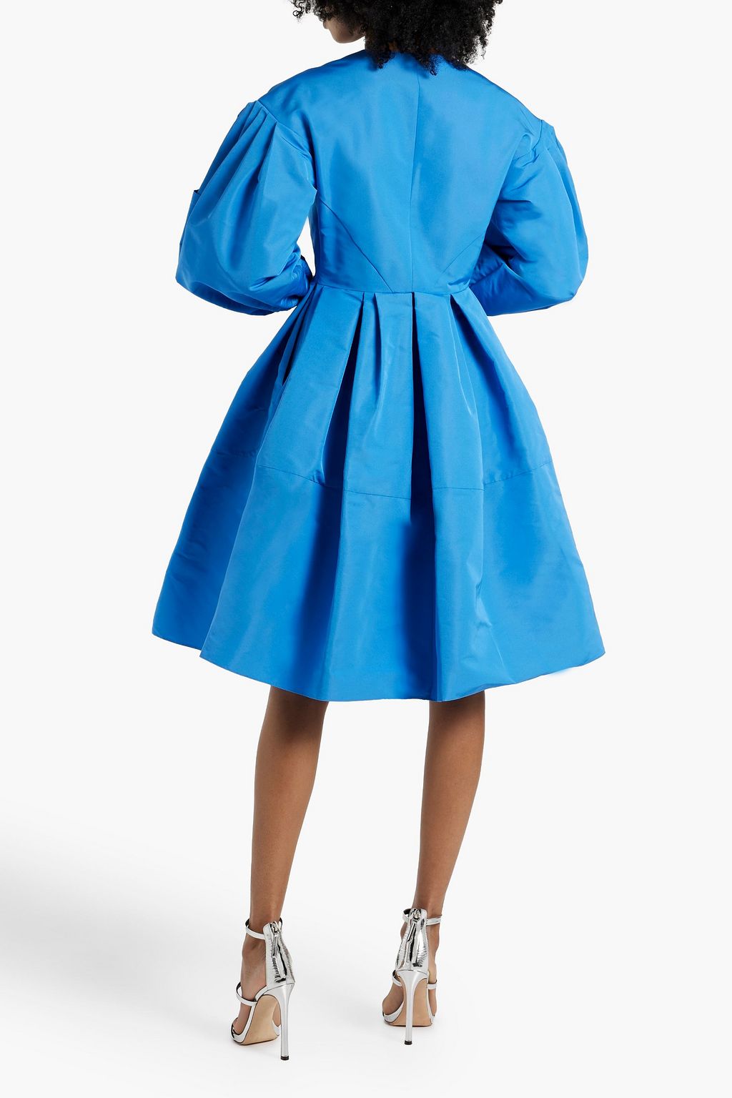 MCQUEEN Pleated faille dress