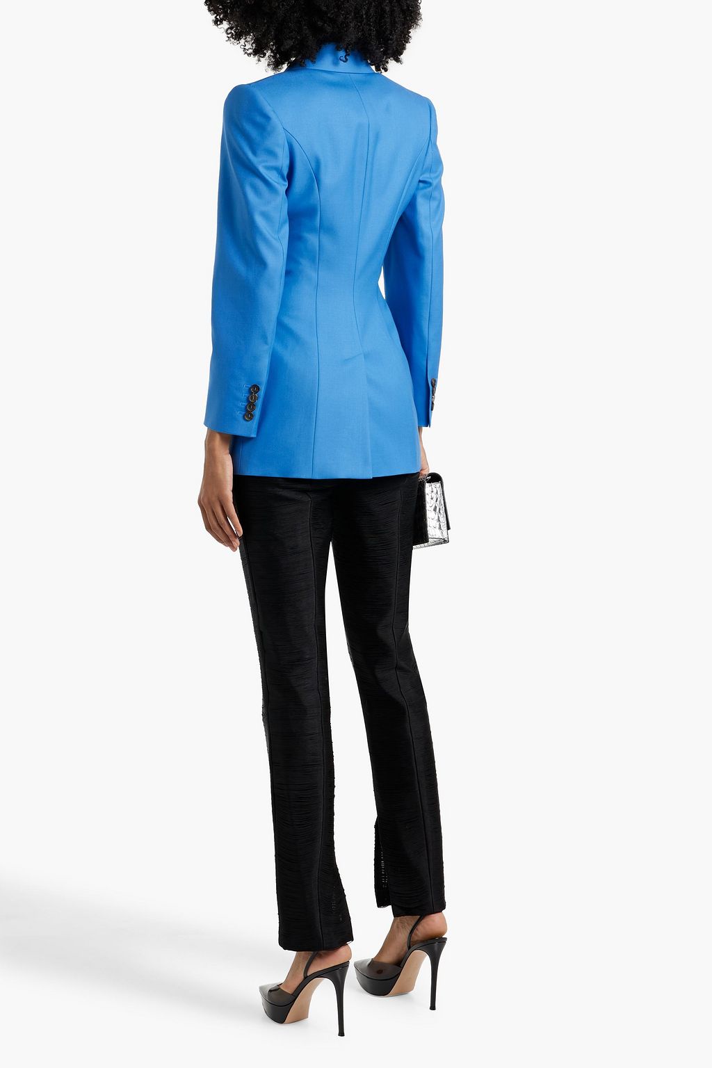 MCQUEEN Double-breasted wool-twill blazer
