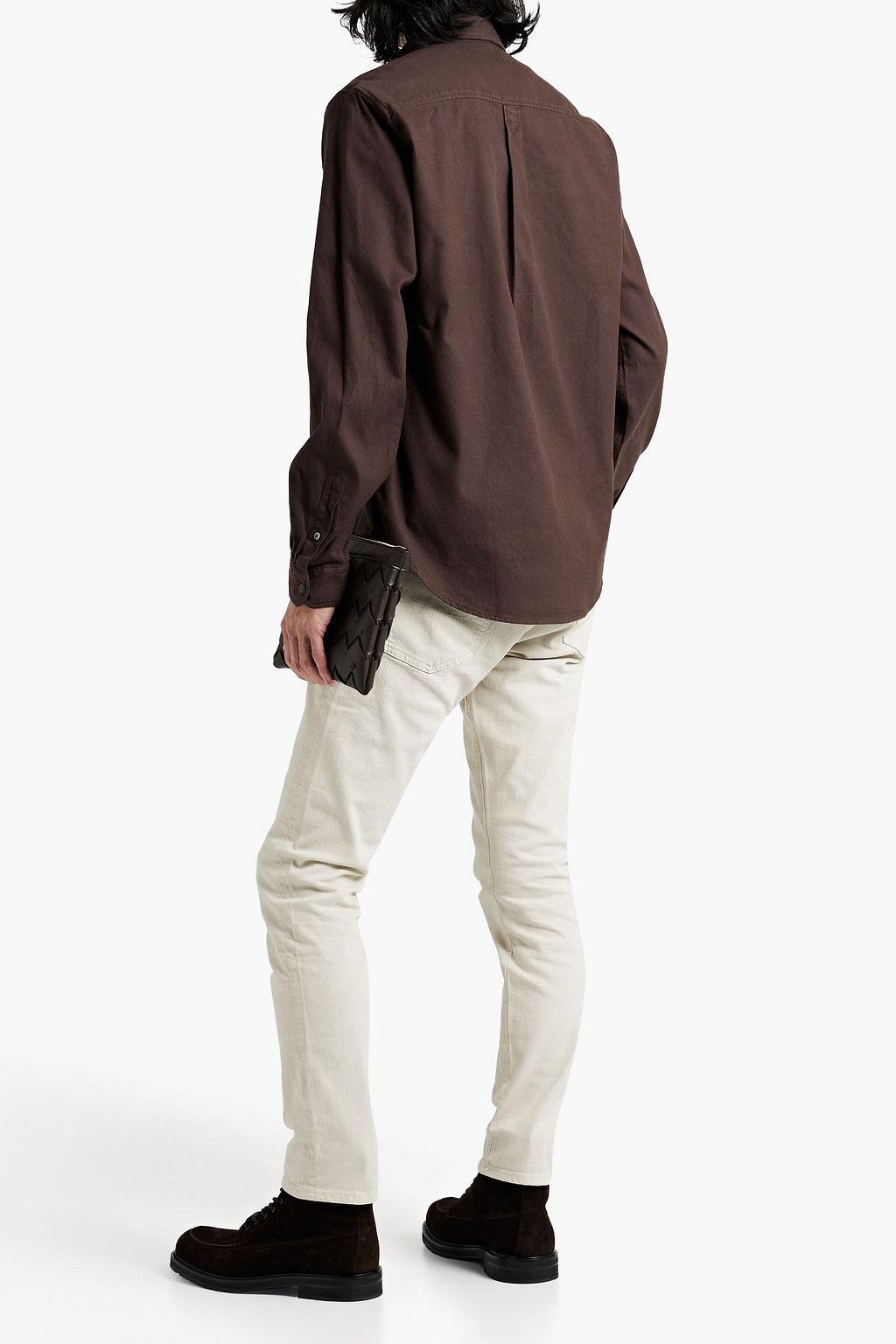 FRAME Cotton and TENCEL™-blend twill shirt
