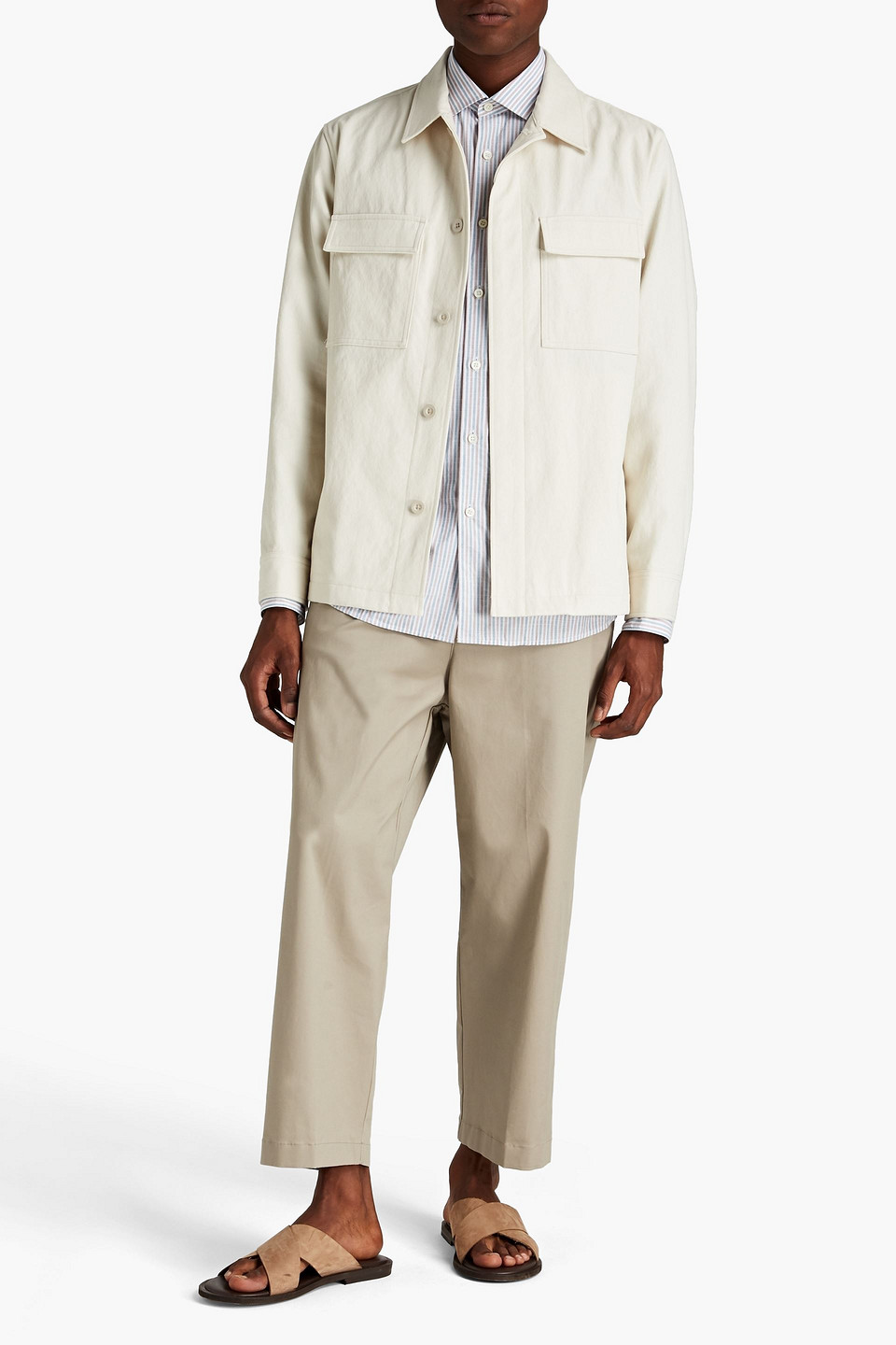 Theory Man Jared Cotton-blend Overshirt