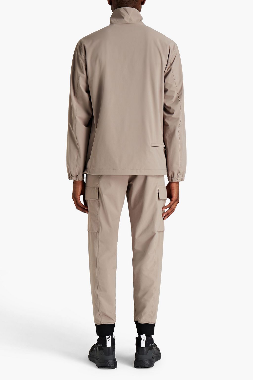 THEORY Shell half-zip jacket