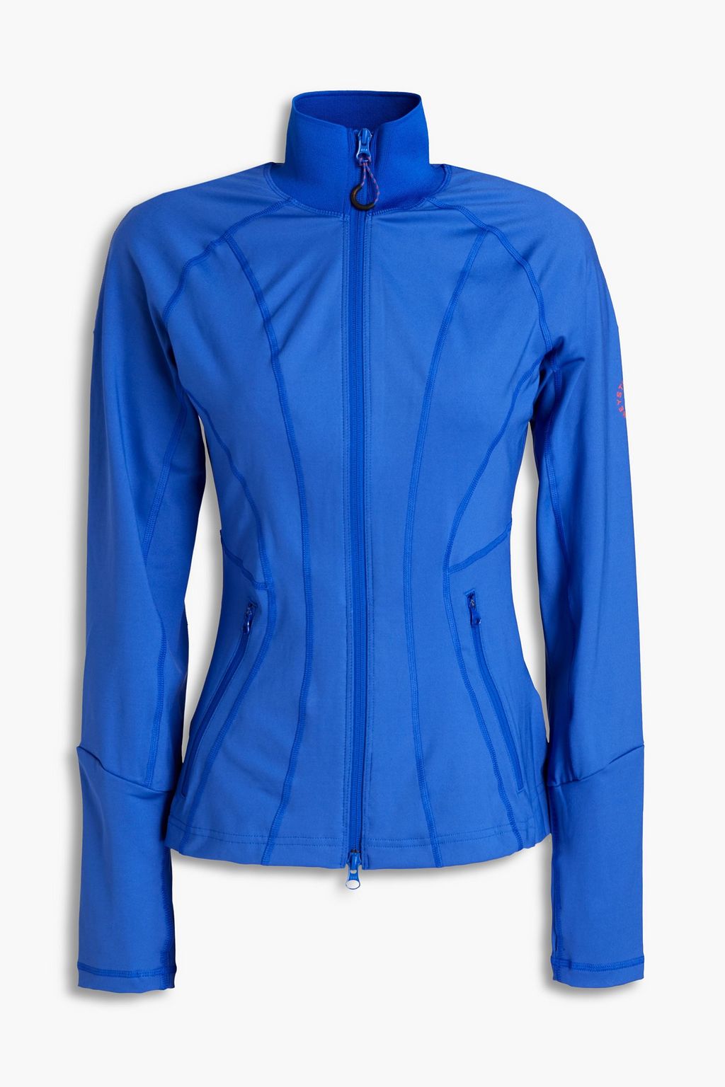 Cobalt blue Logo-print stretch track 