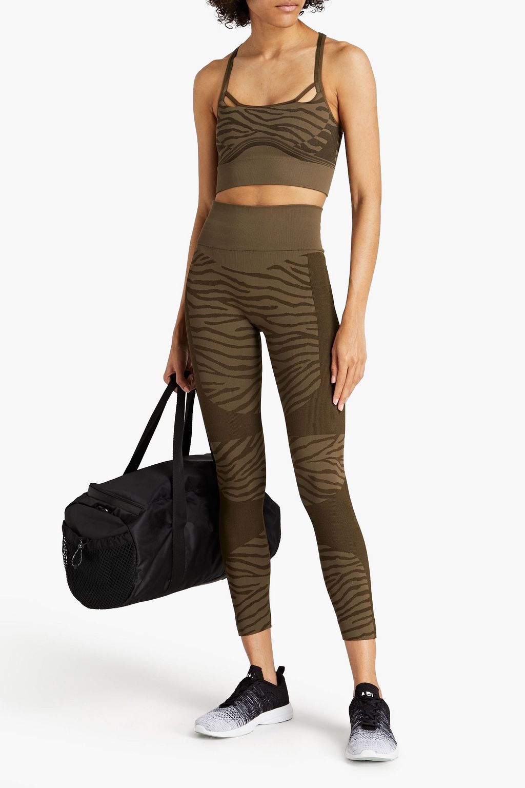 ADIDAS BY STELLA MCCARTNEY Stretch-jacquard sports bra