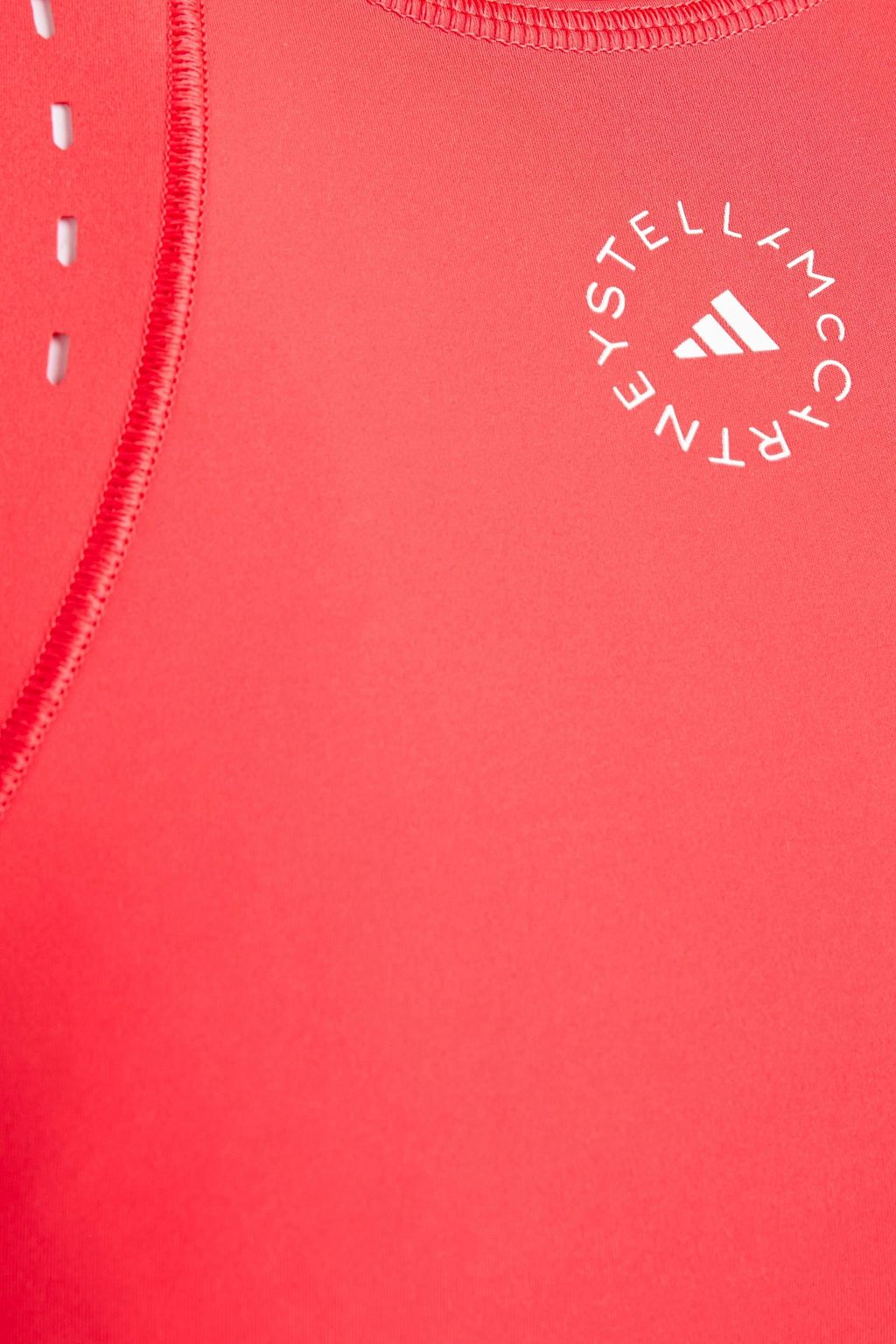 ADIDAS BY STELLA MCCARTNEY ストレッチ クロップドトップス ロゴプリント