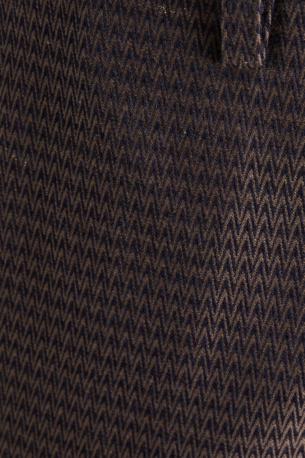 MISSONI Slim-fit linen and cotton-blend jacquard pants