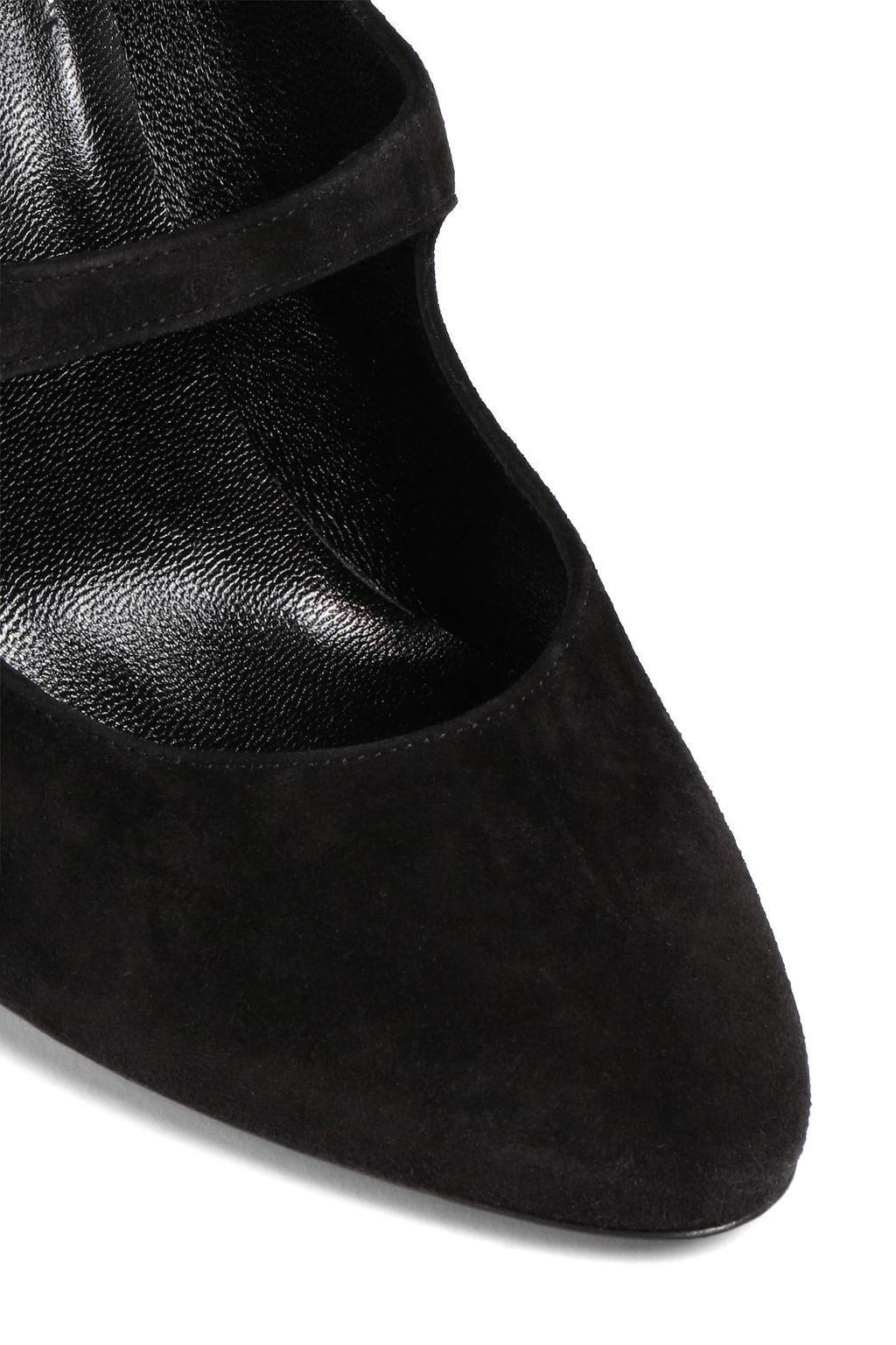SAINT LAURENT Joplin 105 cutout suede knee boots