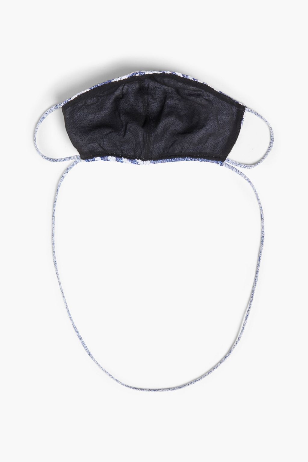 MISSONI Metallic knitted face mask