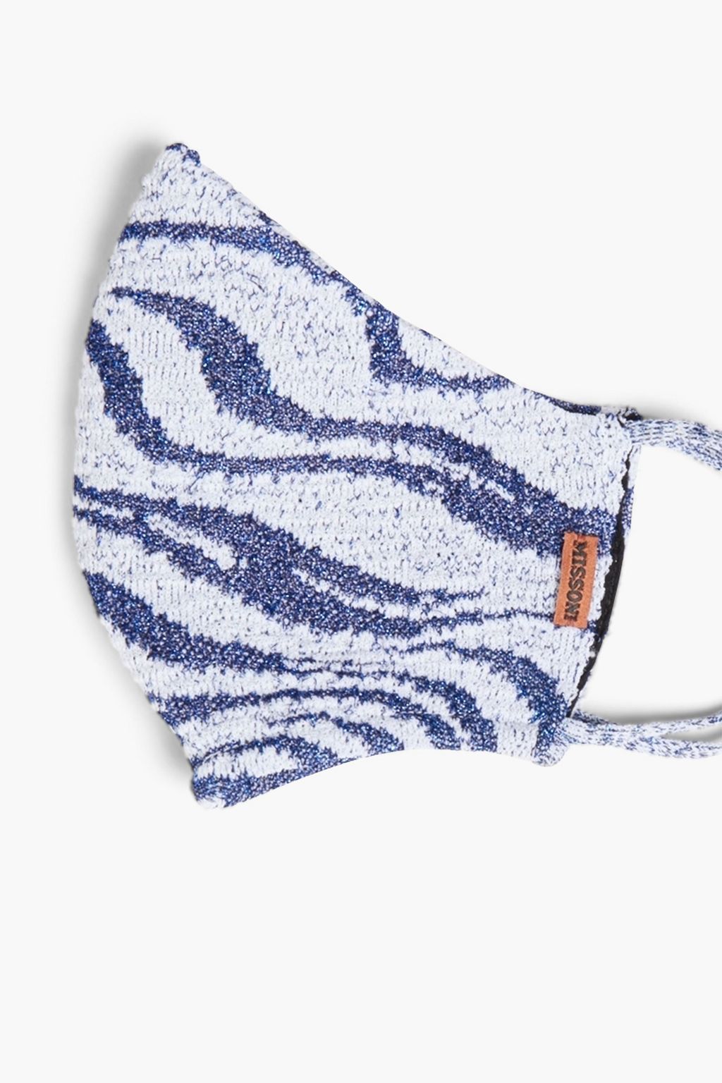 MISSONI Metallic knitted face mask