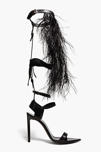 Ysl feather heels clearance