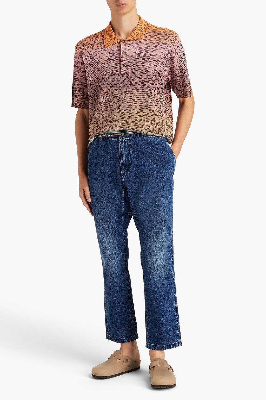 MISSONI Cropped denim jeans