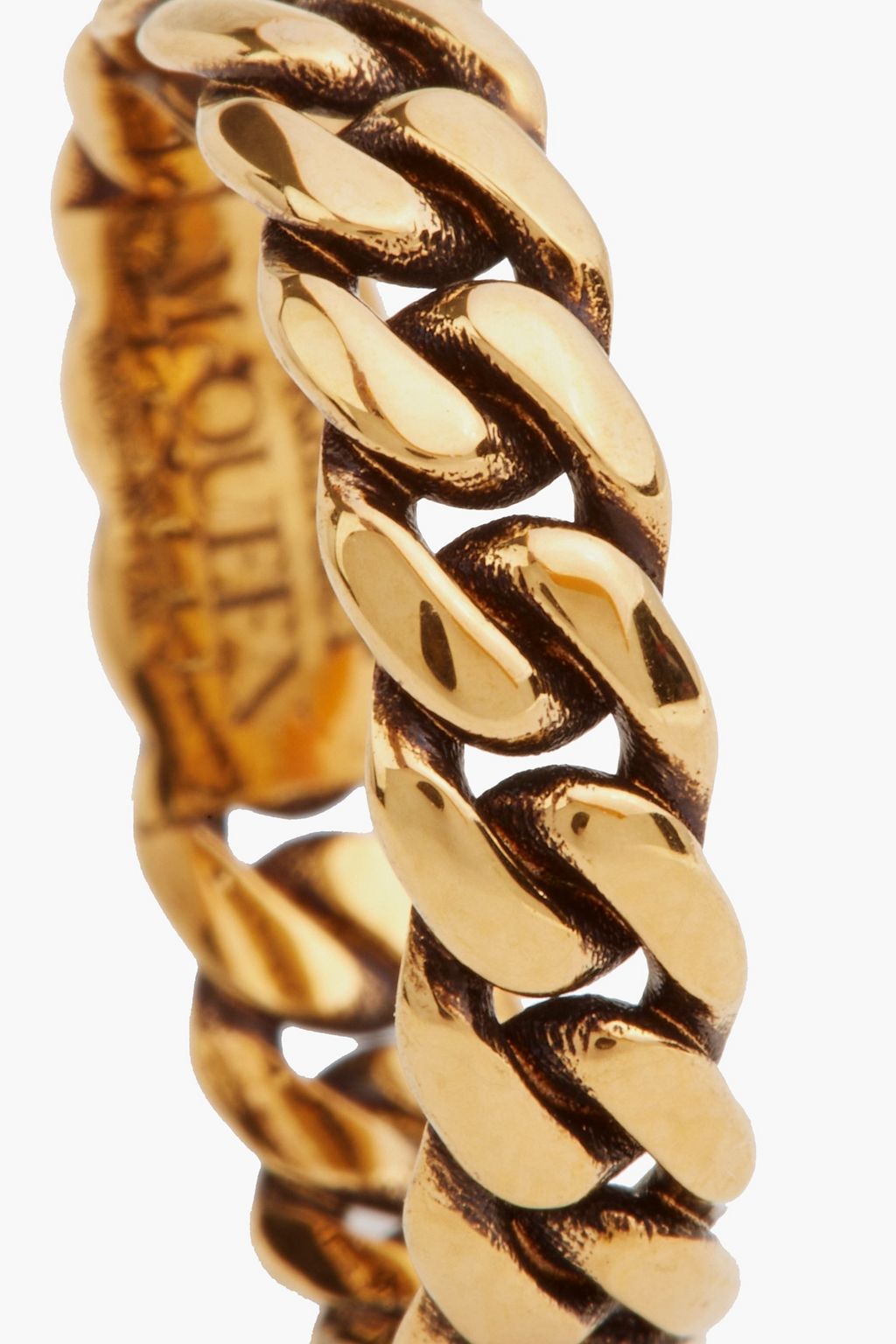 MCQUEEN Gold-tone ring