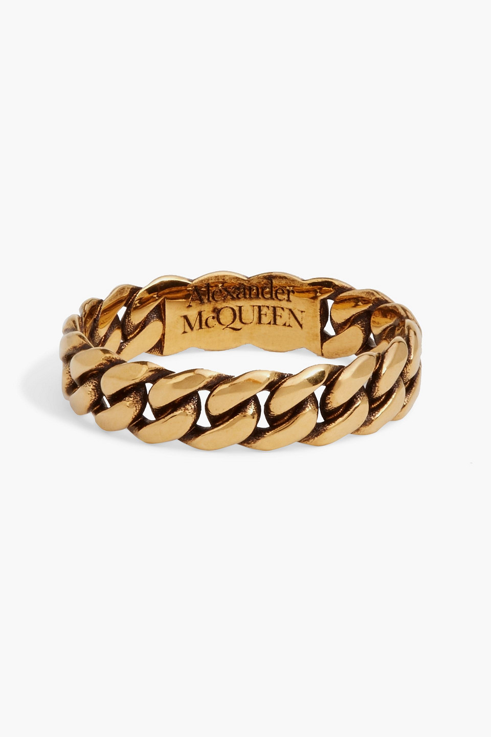 Alexander Mcqueen Gold-tone Ring