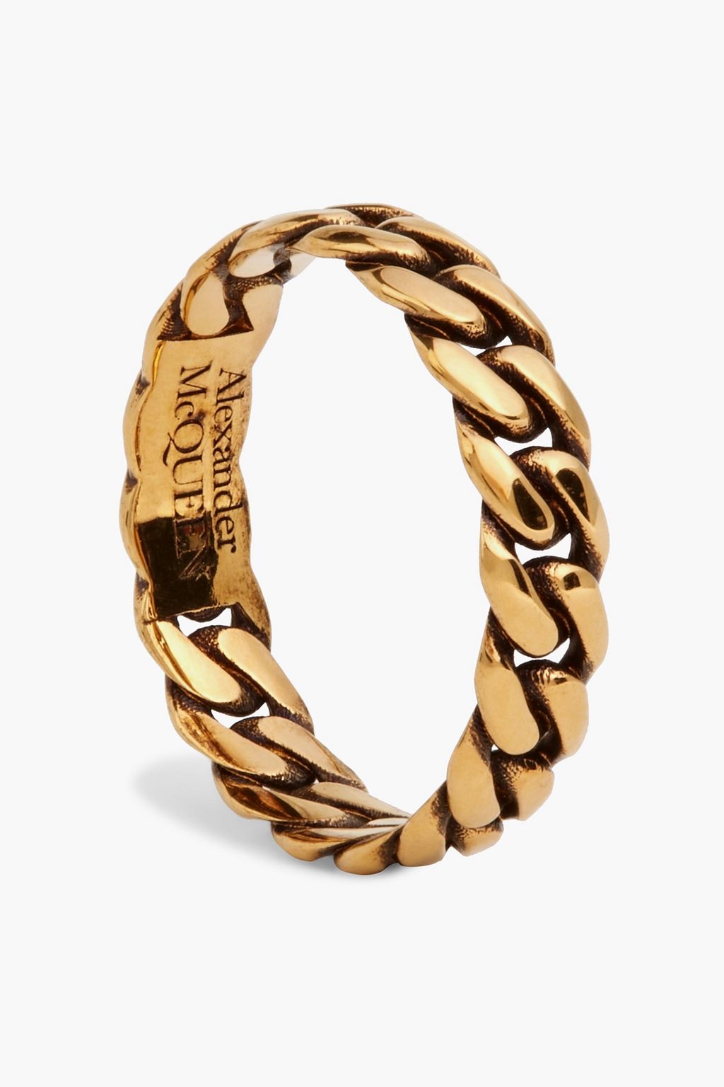 MCQUEEN Gold-tone ring