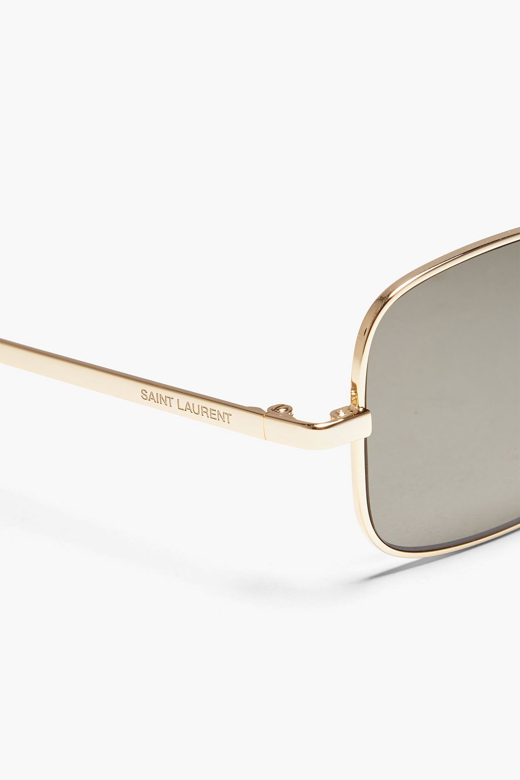 SAINT LAURENT Sonnenbrille mit rechteckigem Rahmen aus Metall