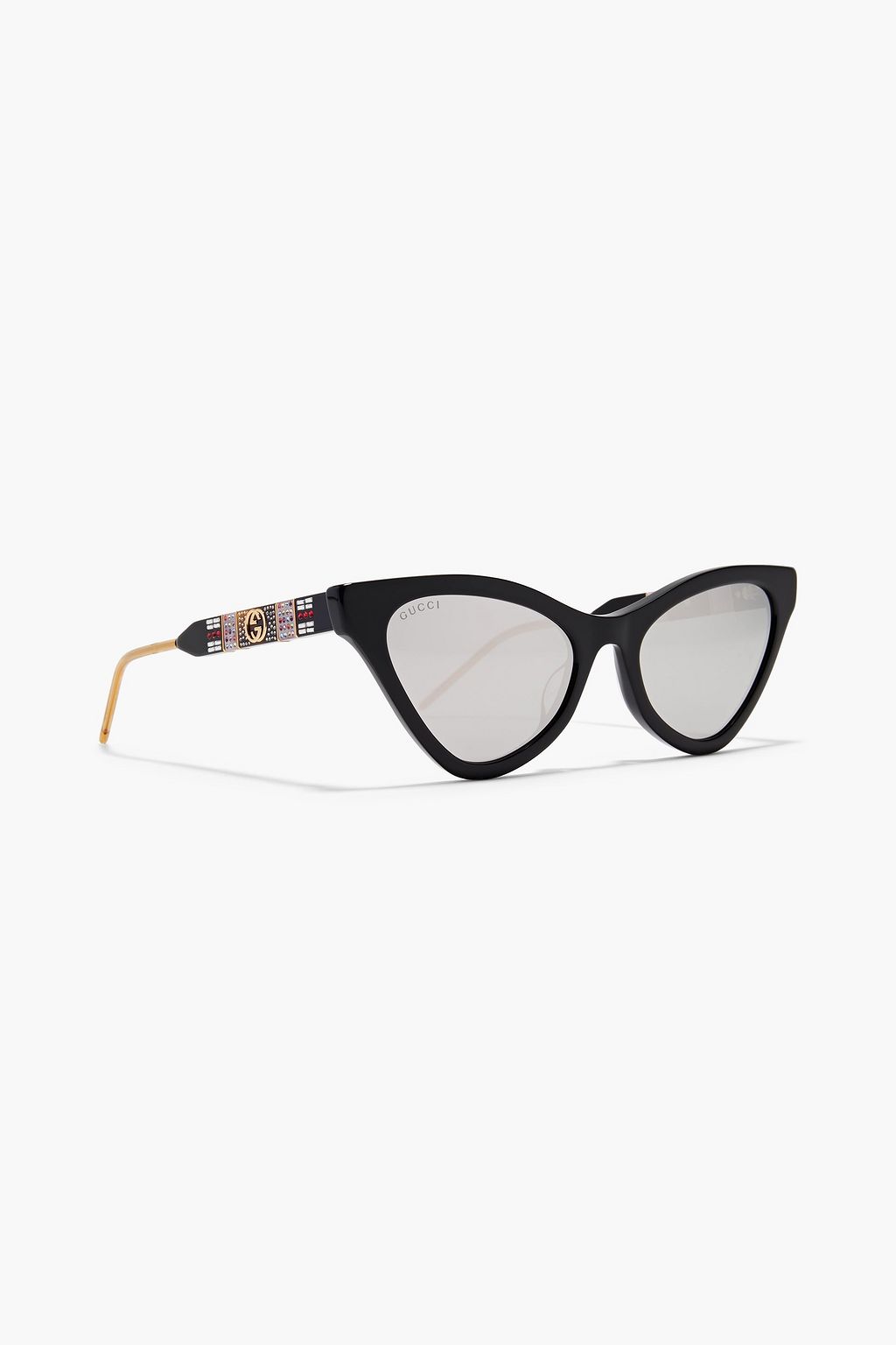 GUCCI Sonnenbrille mit Cat-Eye-Rahmen aus Azetat mit Kristallverzierung