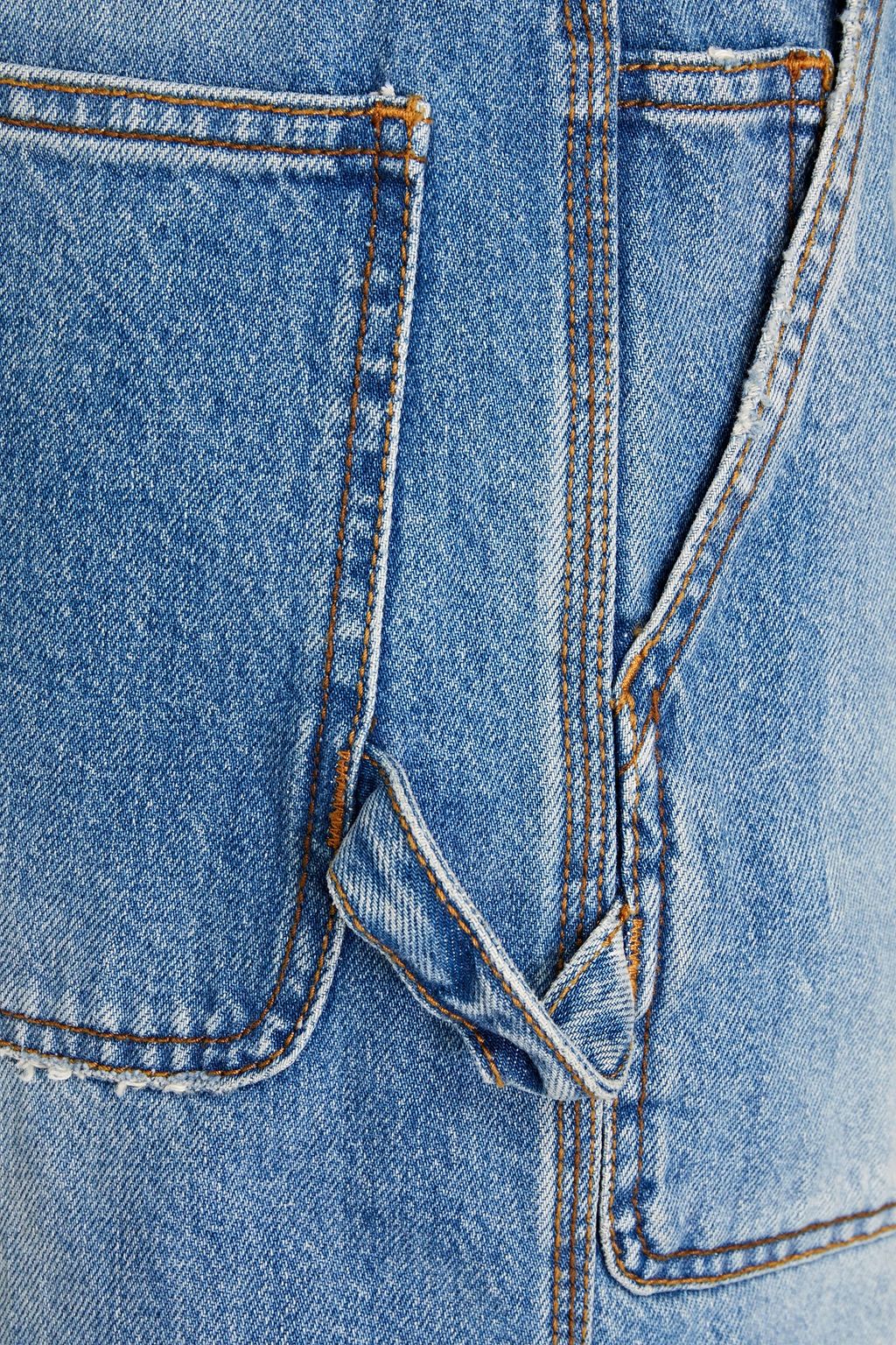 ACNE STUDIOS BLÅ KONST Faded distressed denim shorts