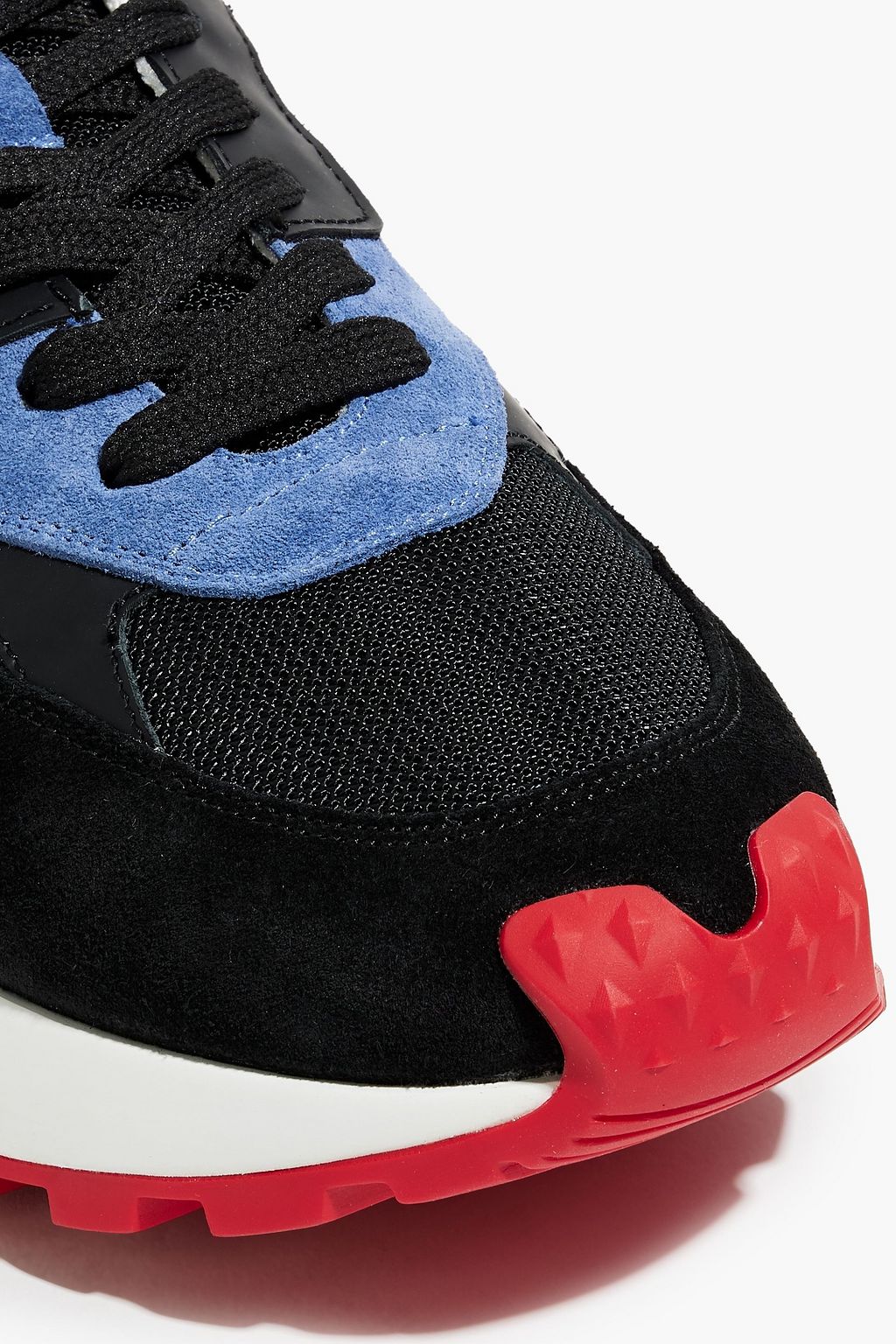 DSQUARED2 Maple 64 color-block leather, suede and mesh sneakers
