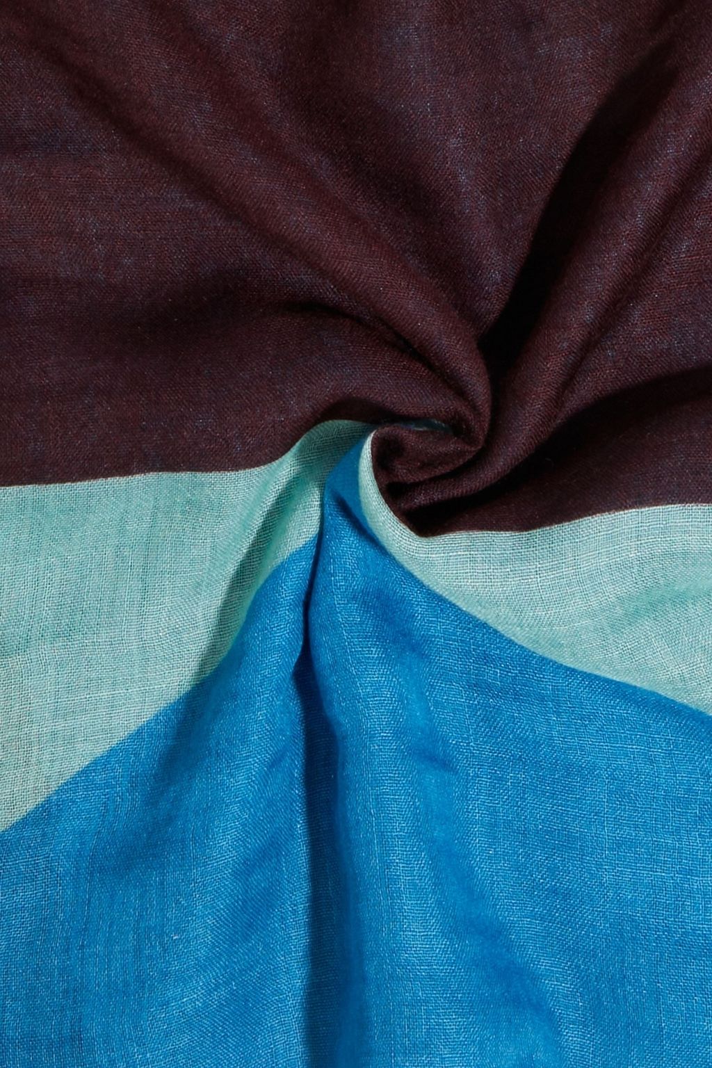 VALENTINO GARAVANI Color-block cashmere and silk-blend scarf