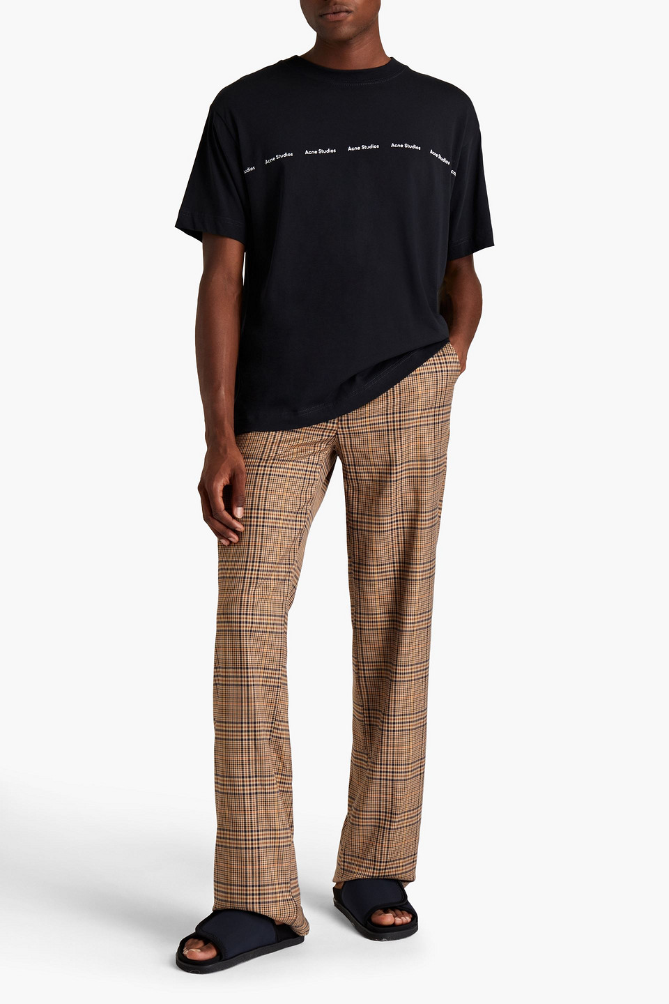 Acne Studios Man Logo-print Cotton-jersey T-shirt