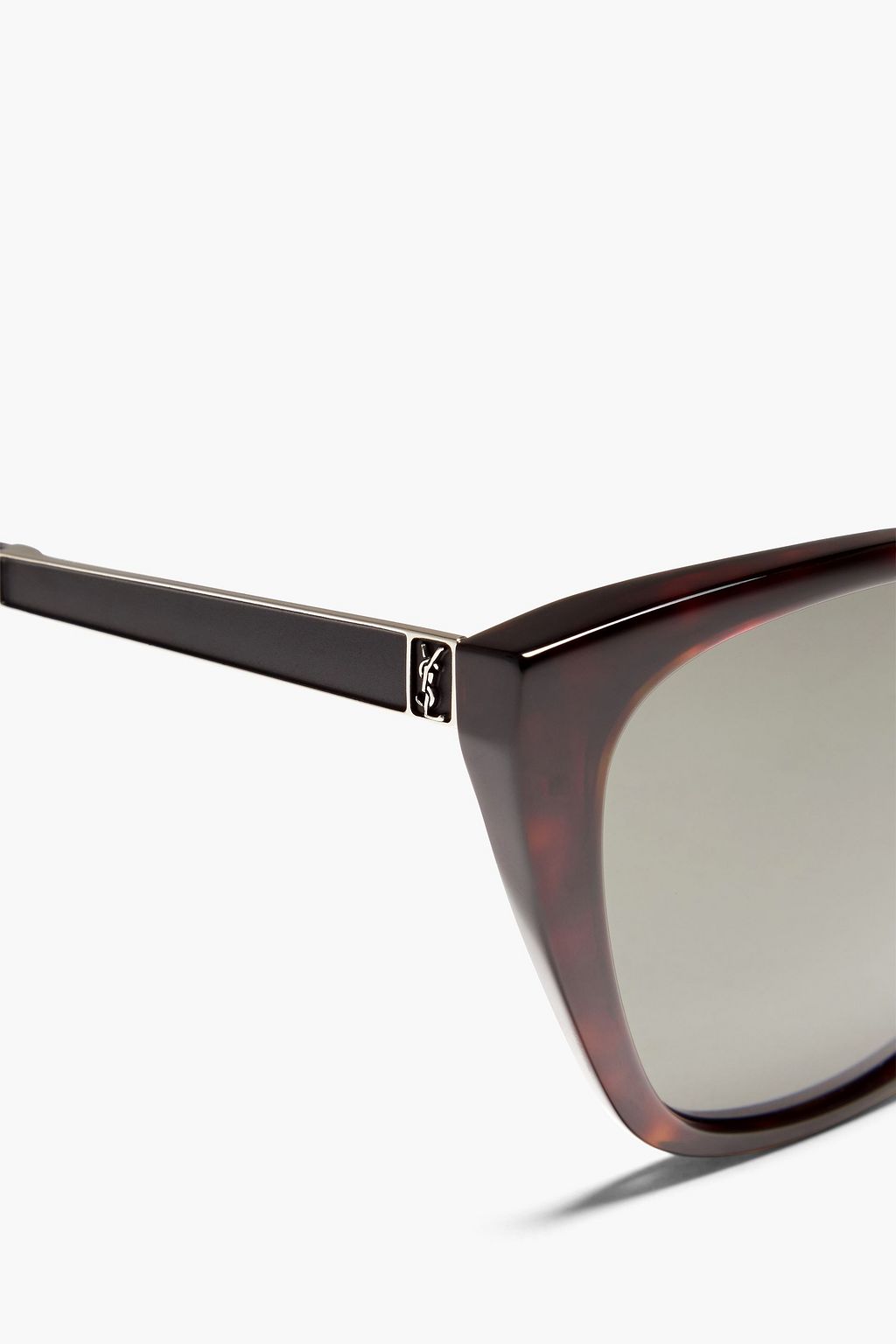 SAINT LAURENT Cat-eye acetate sunglasses