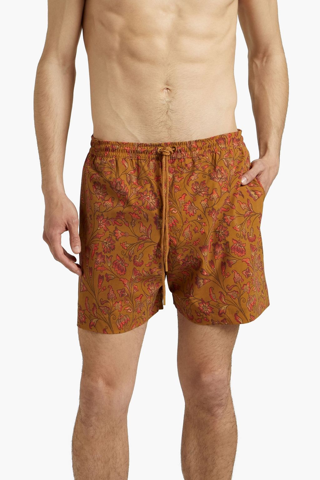 ZIMMERMANN Mid-length printed swim shorts