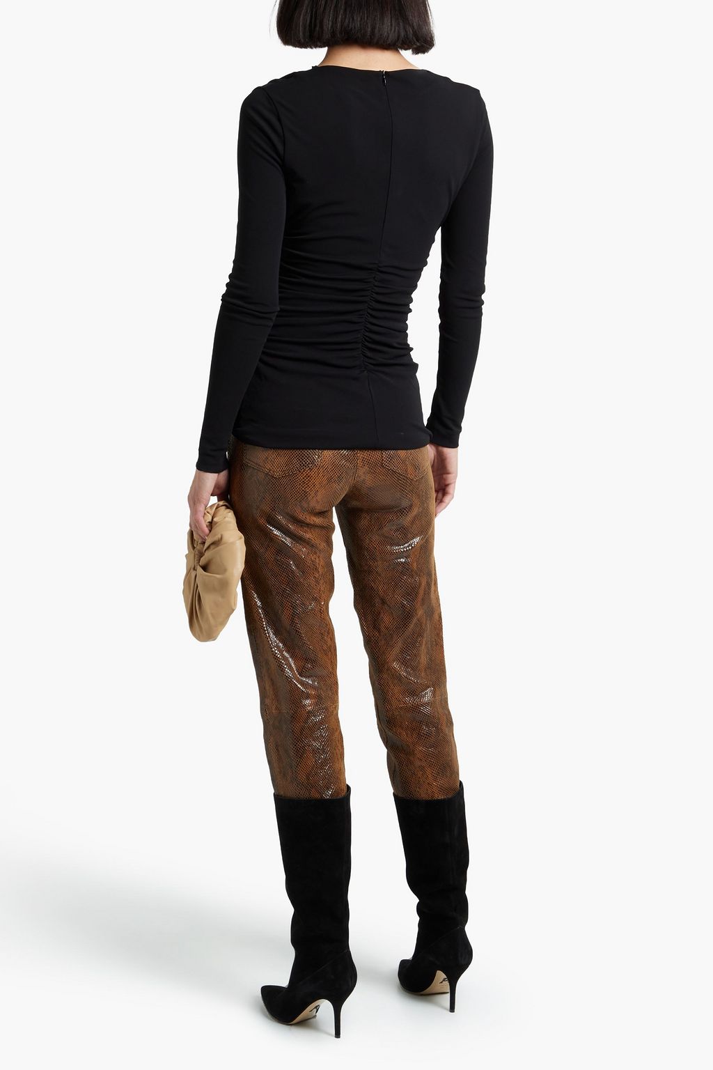 ETRO 루쉬 장식 스트레치 저지 탑