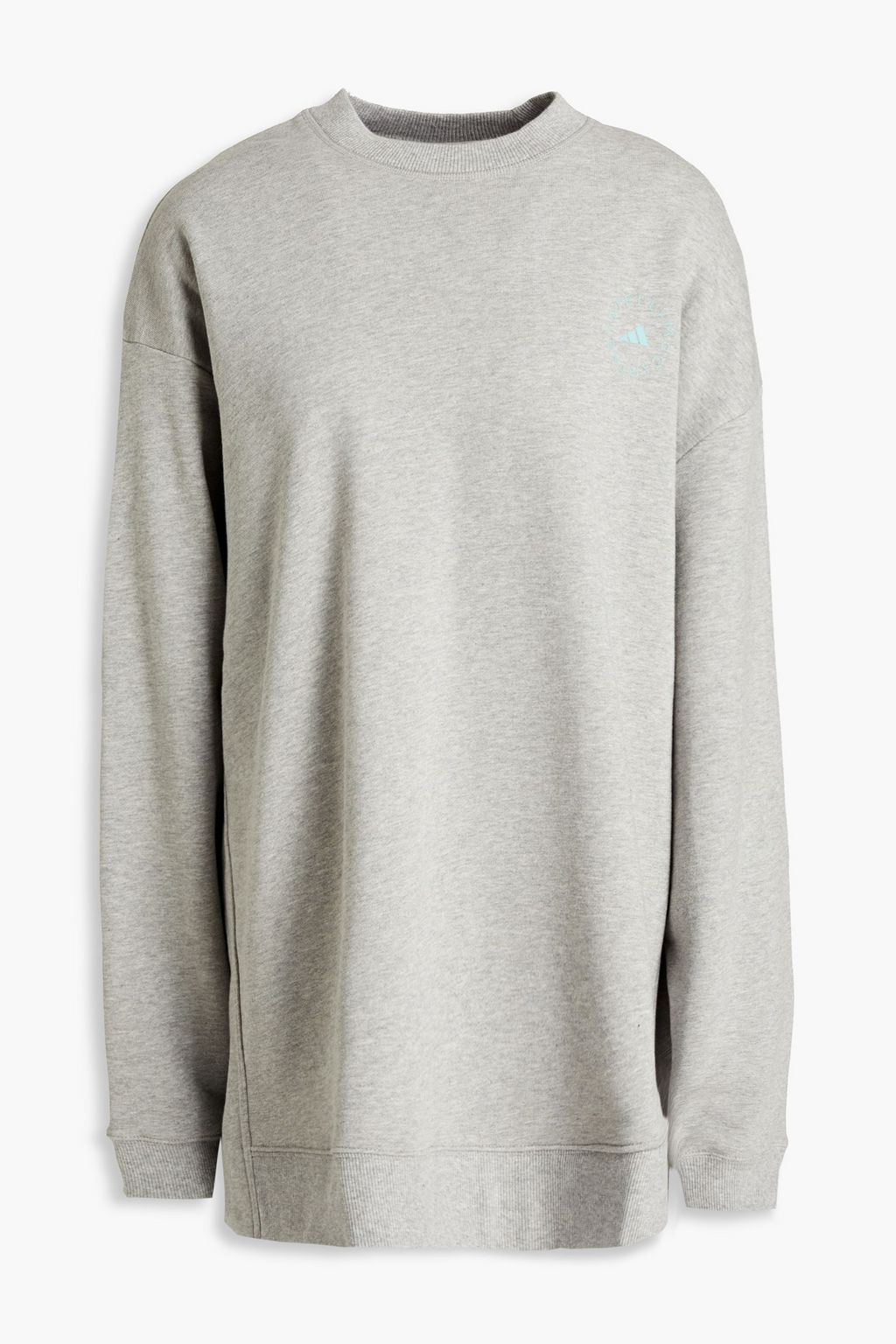 ADIDAS BY STELLA MCCARTNEY Mélange French cotton-terry sweatshirt Sale up to 70% off | THE