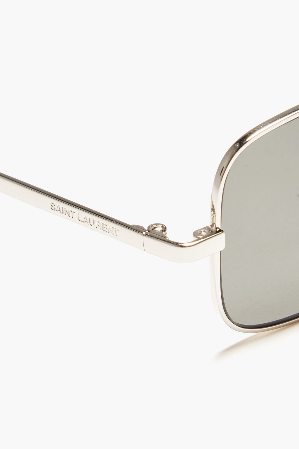 SAINT LAURENT Sonnenbrille mit rechteckigem Rahmen aus Metall
