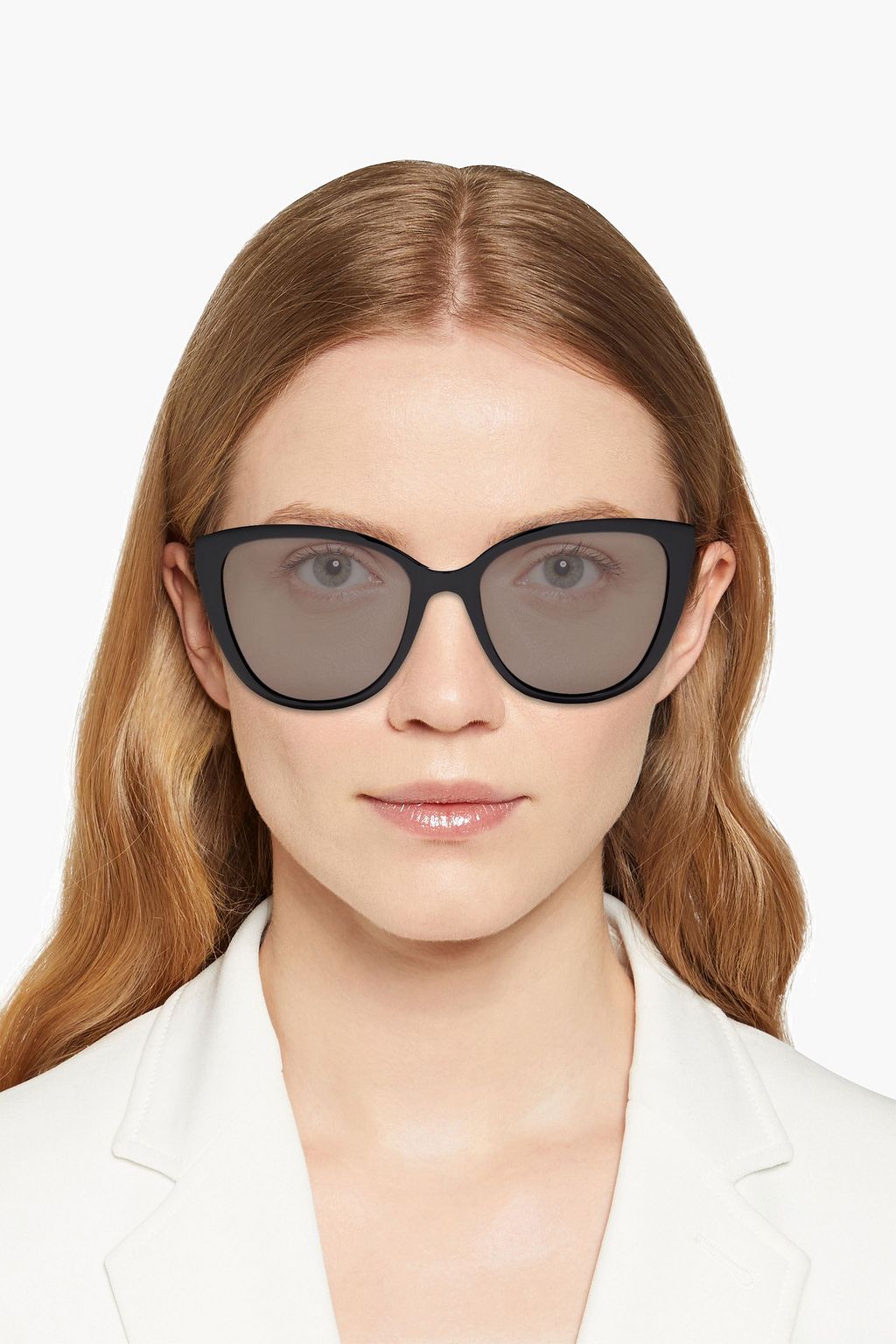 SAINT LAURENT Cateye acetate sunglasses THE