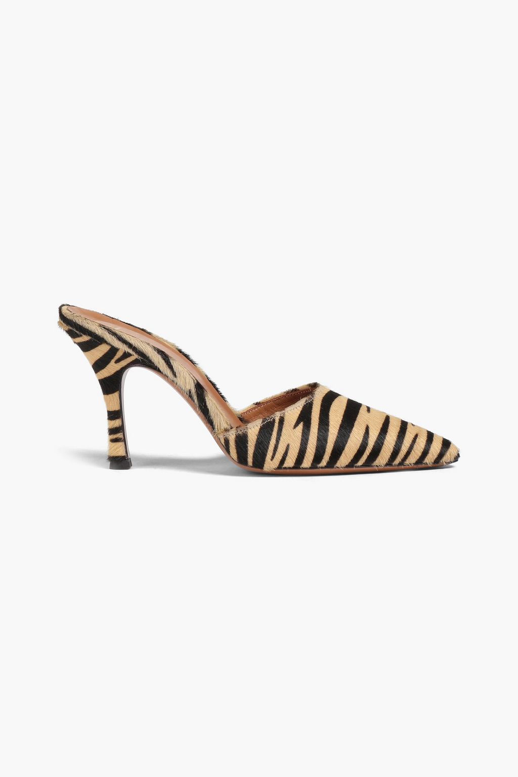 ATP ATELIER Macerata zebra-print calf hair mules | Sale up to 70% off | THE  OUTNET