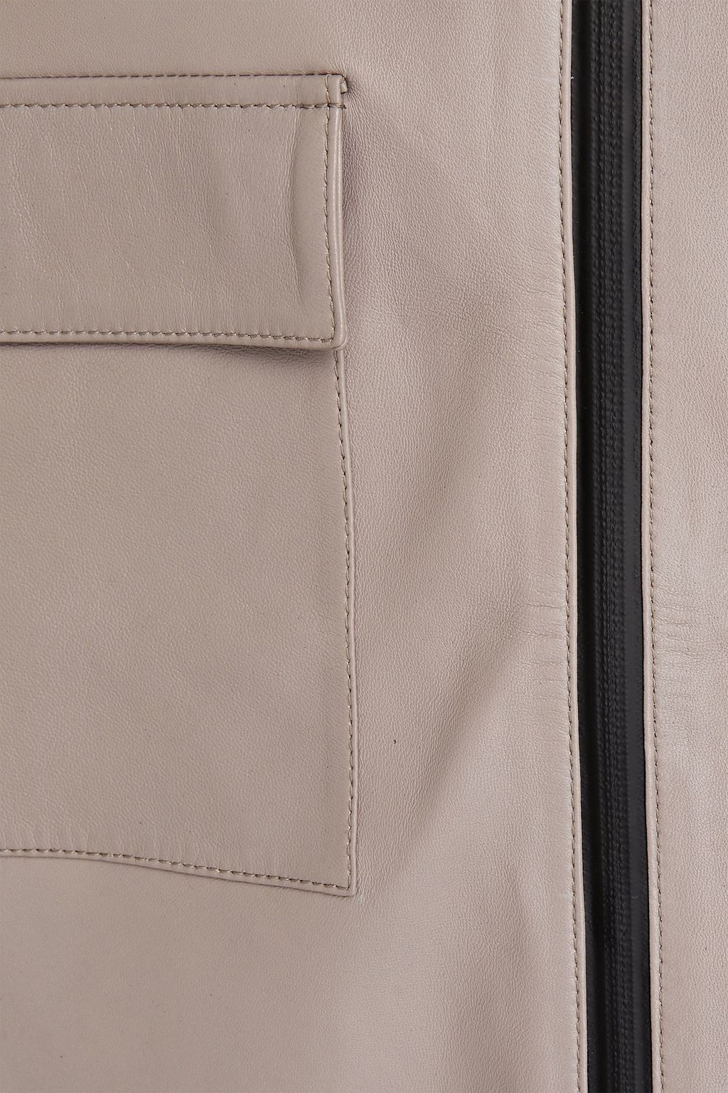 FRAME Bonded leather shirt