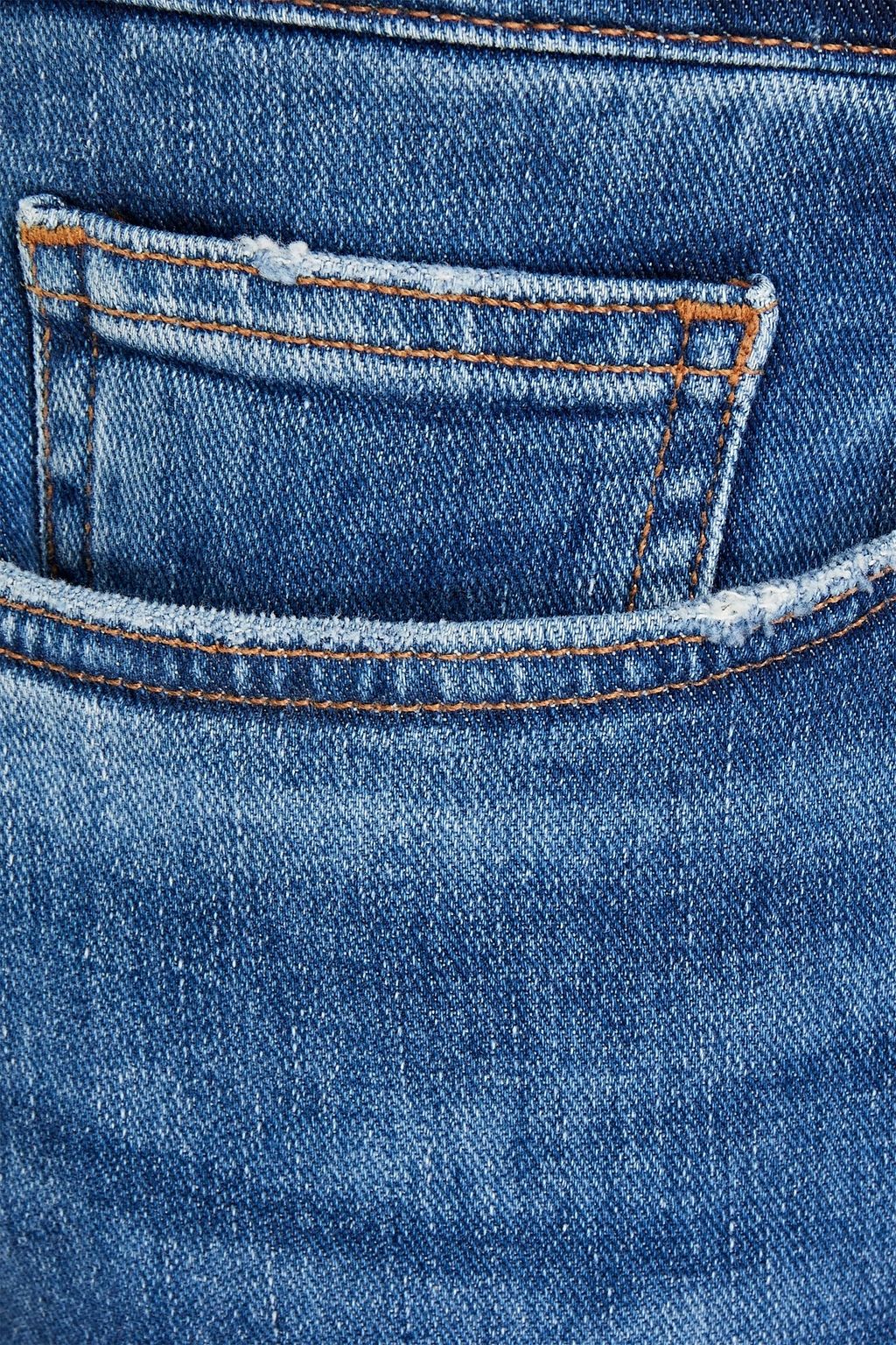 FRAME L'Homme slim-fit whiskered denim jeans