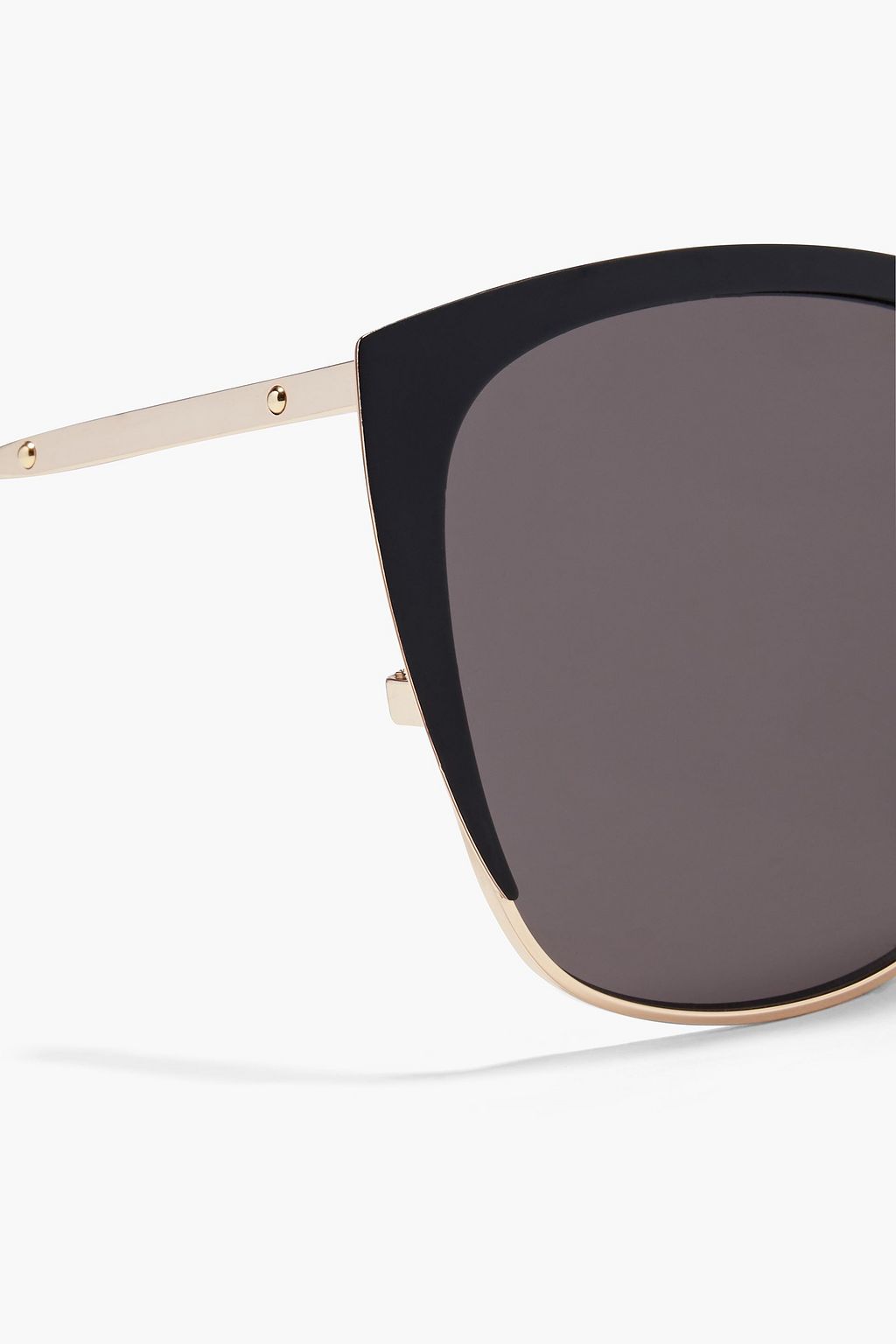 BOTTEGA VENETA D-frame gold-tone sunglasses