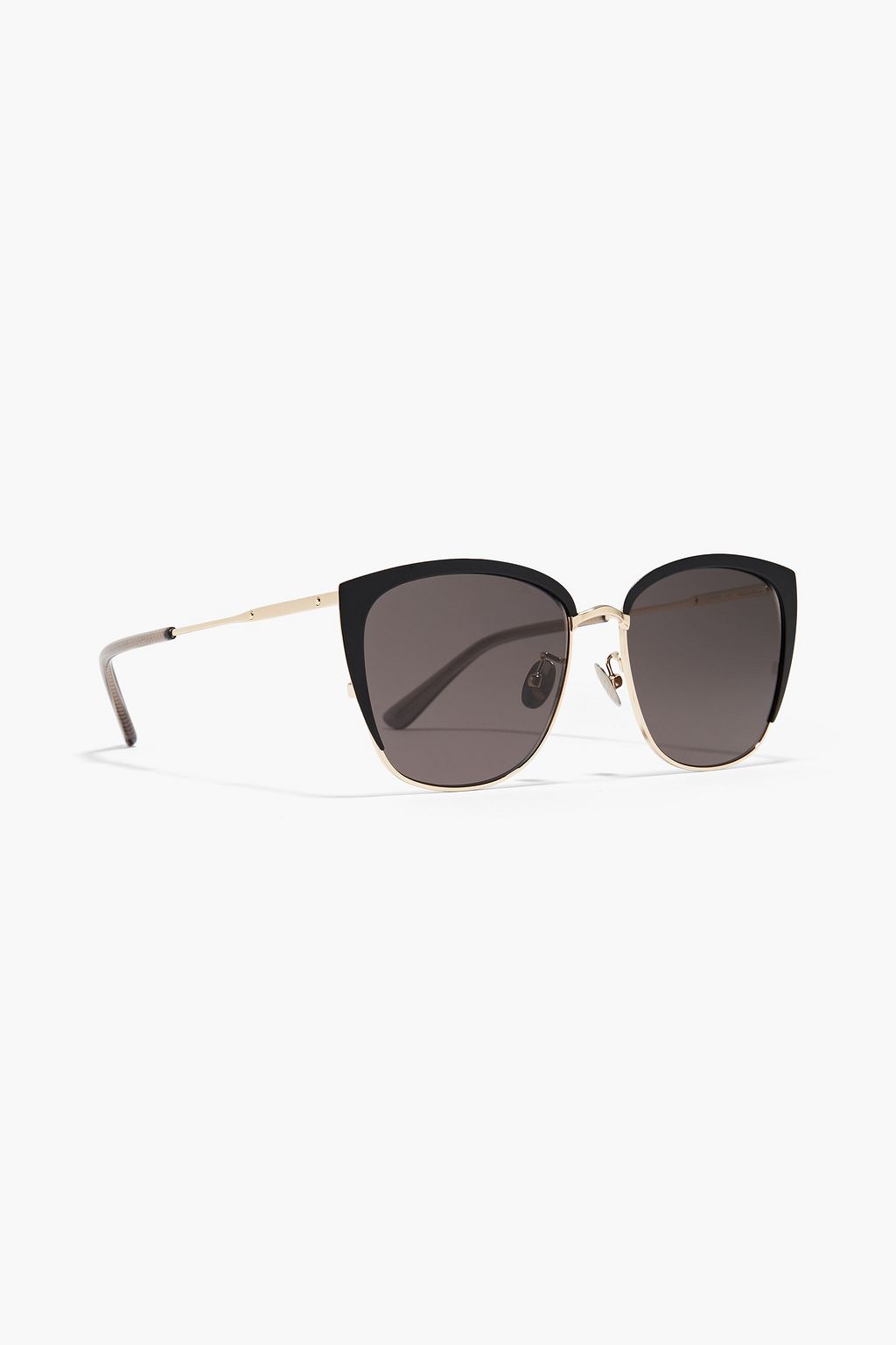 BOTTEGA VENETA D-frame gold-tone sunglasses
