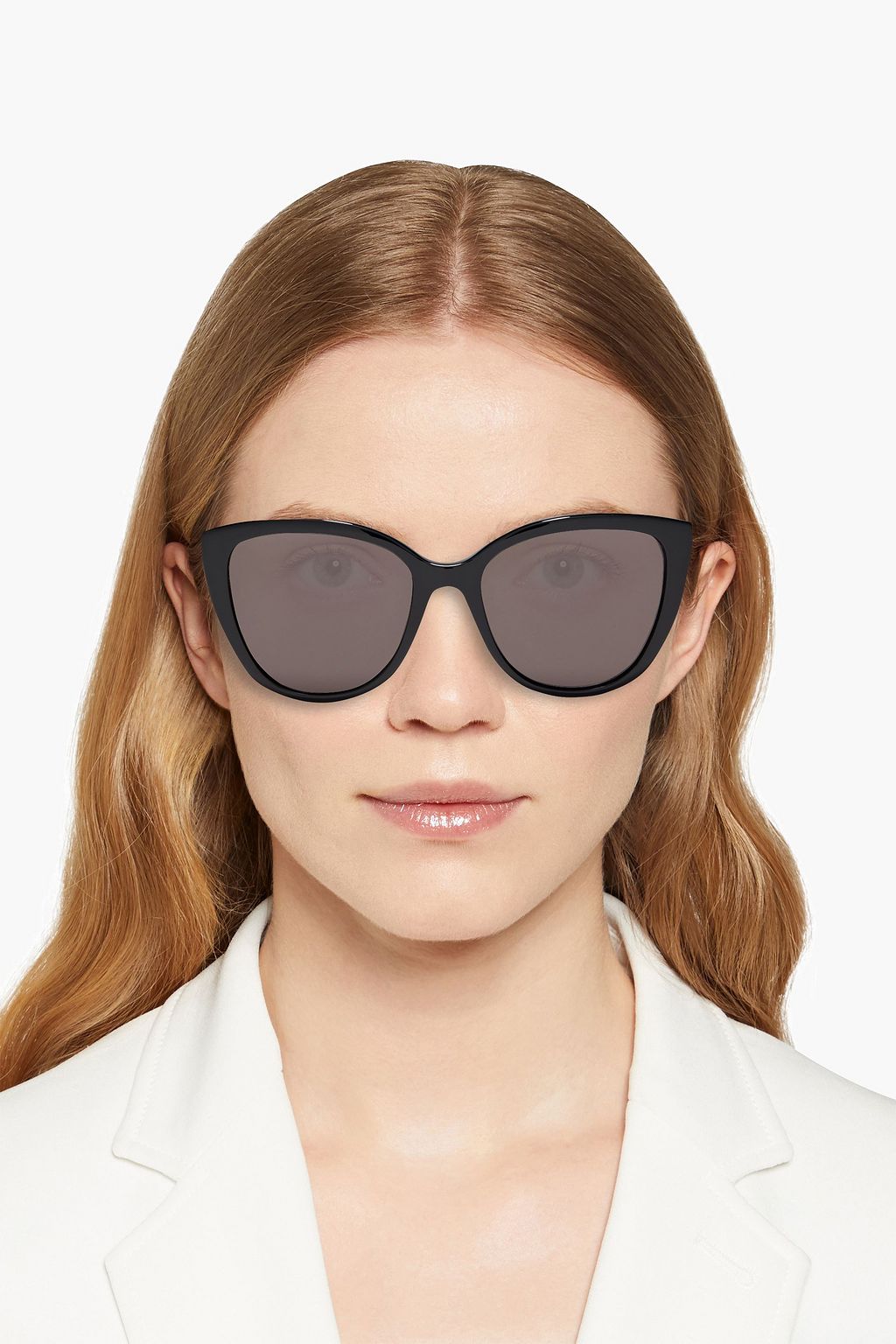BOTTEGA VENETA D-frame gold-tone sunglasses
