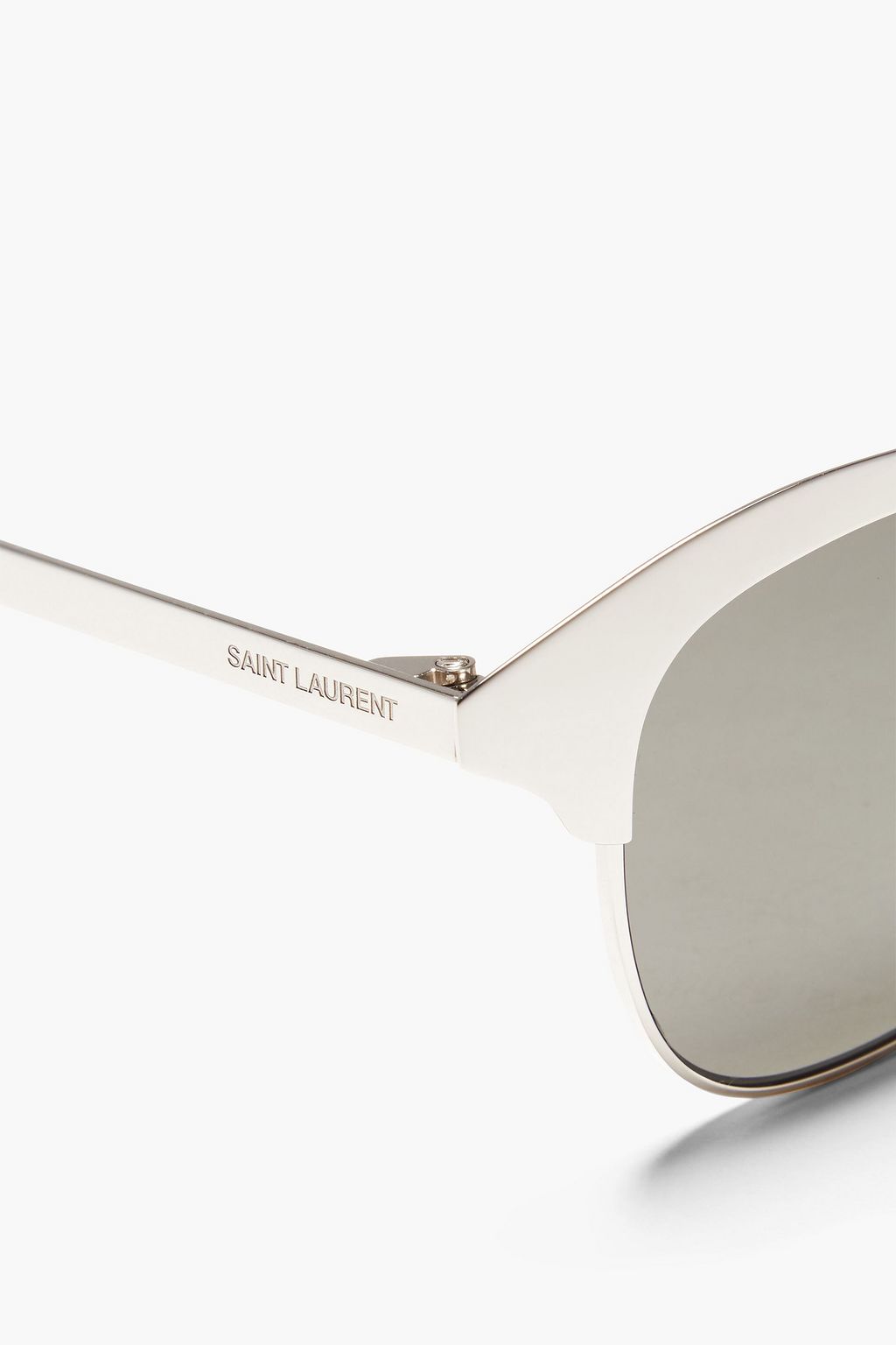 SAINT LAURENT Butterfly-frame tortoiseshell acetate sunglasses