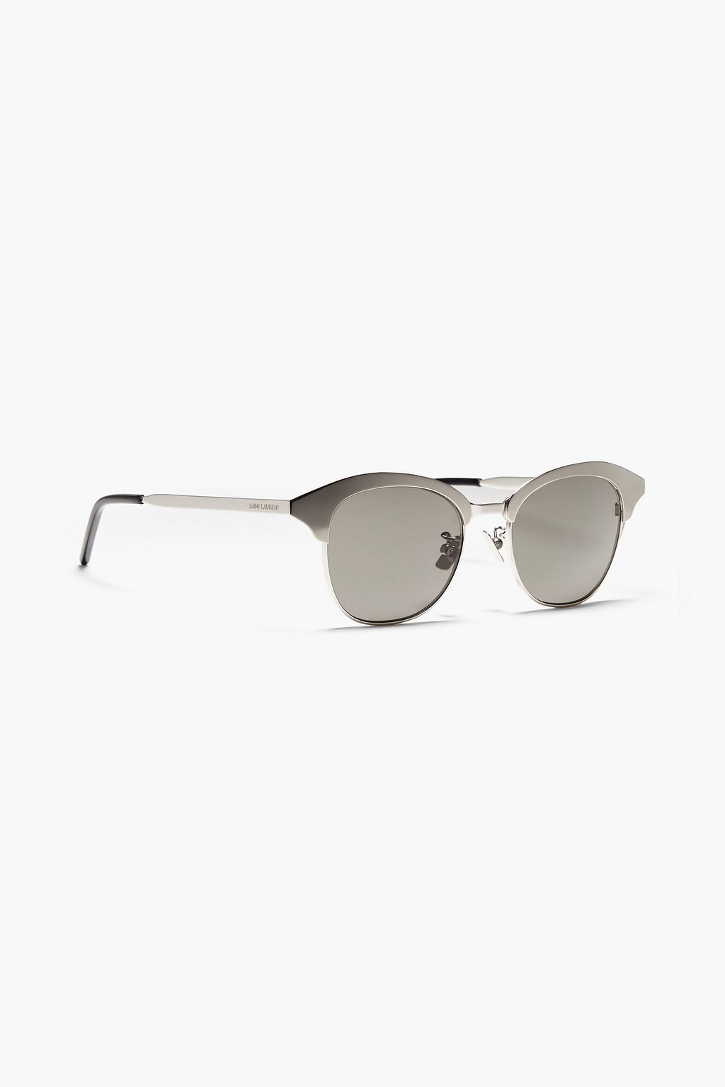 SAINT LAURENT Butterfly-frame tortoiseshell acetate sunglasses