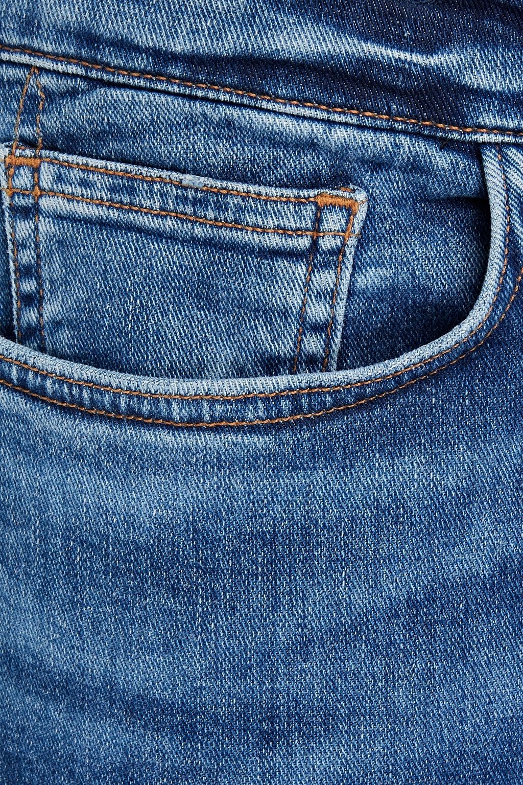FRAME L'Homme slim-fit whiskered denim jeans