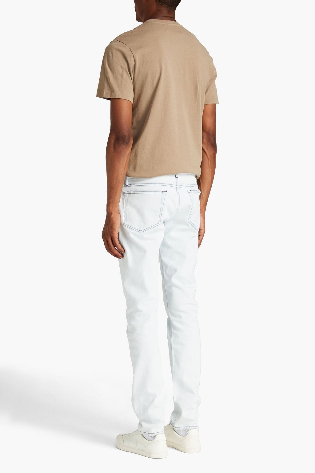 FRAME Slim-fit faded denim jeans