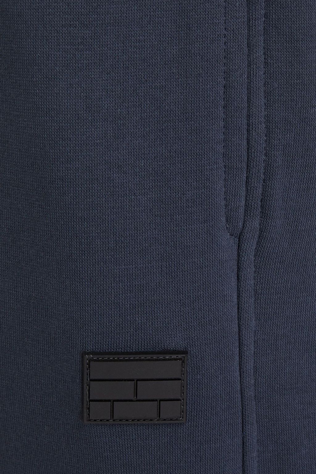 FRAME Appliquéd French cotton-terry sweatpants