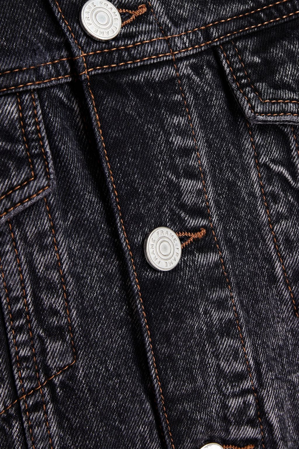 FRAME Painted denim jacket
