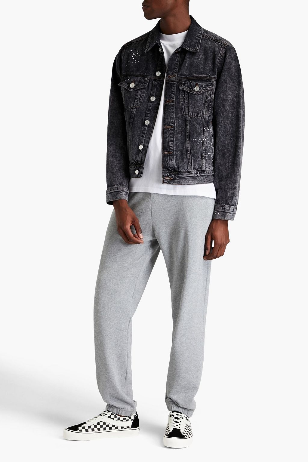 FRAME Painted denim jacket
