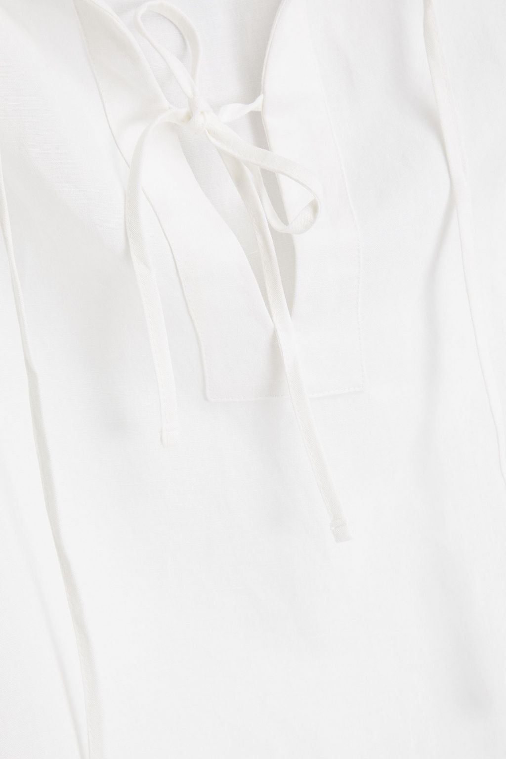 BELIZE Rachelle oversized slub woven blouse