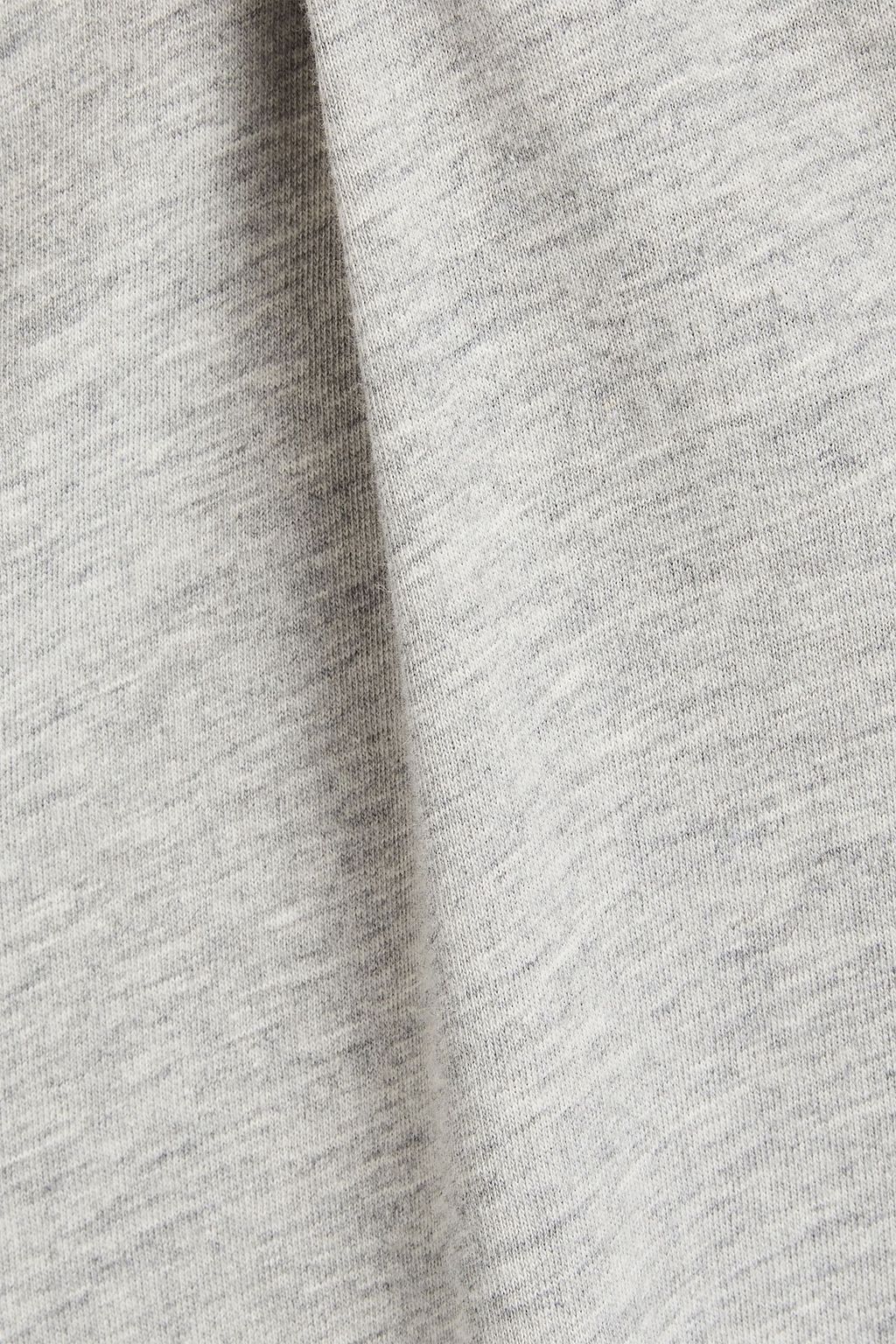 FRAME Mélange Pima cotton-jersey T-shirt