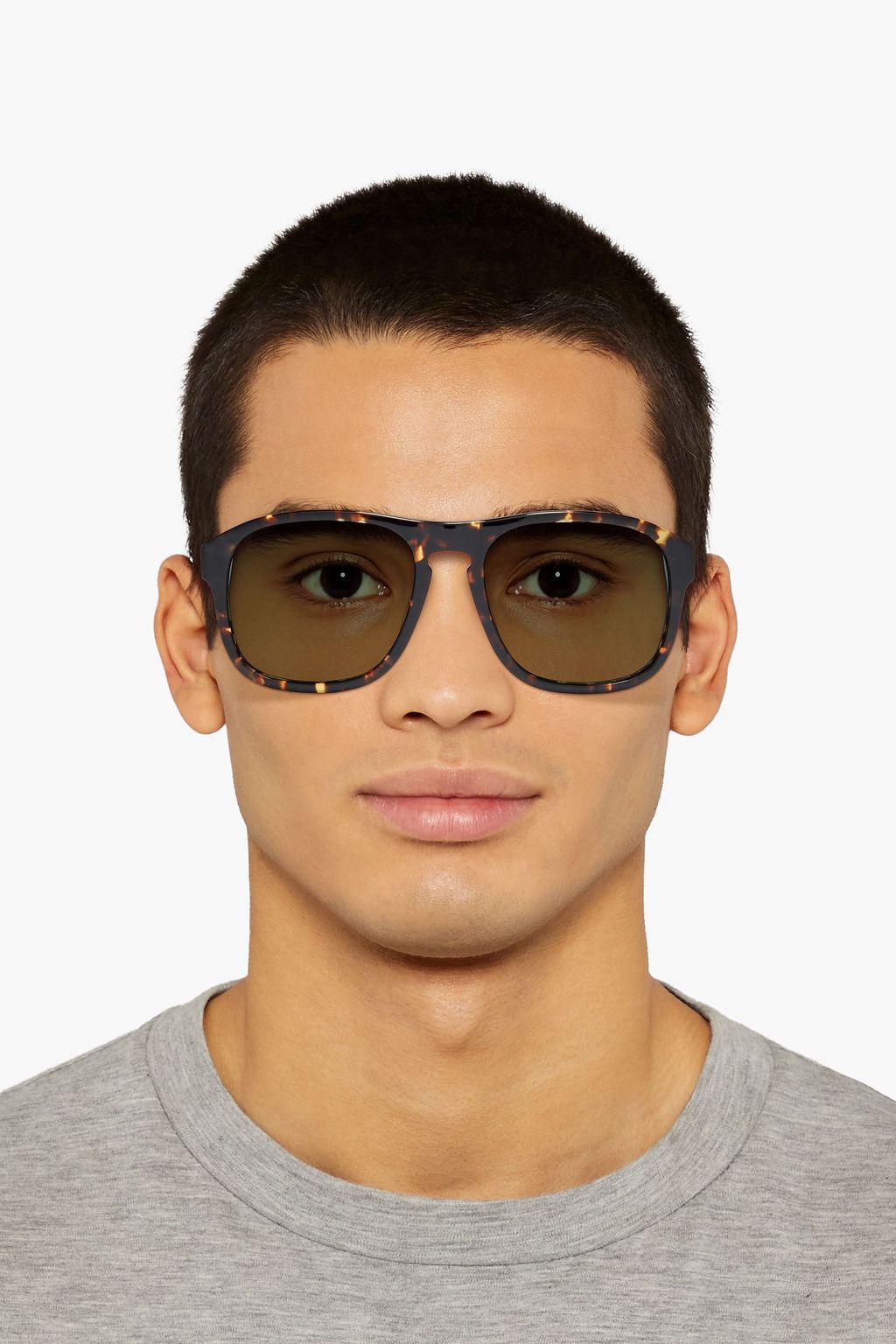 GUCCI D-frame tortoiseshell acetate sunglasses