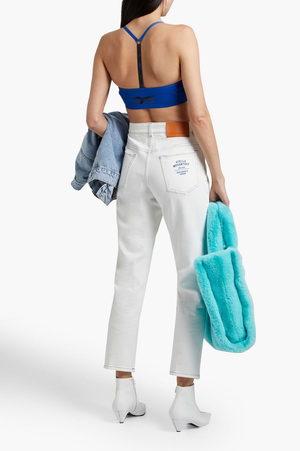 STELLA MCCARTNEY High-rise straight-leg jeans